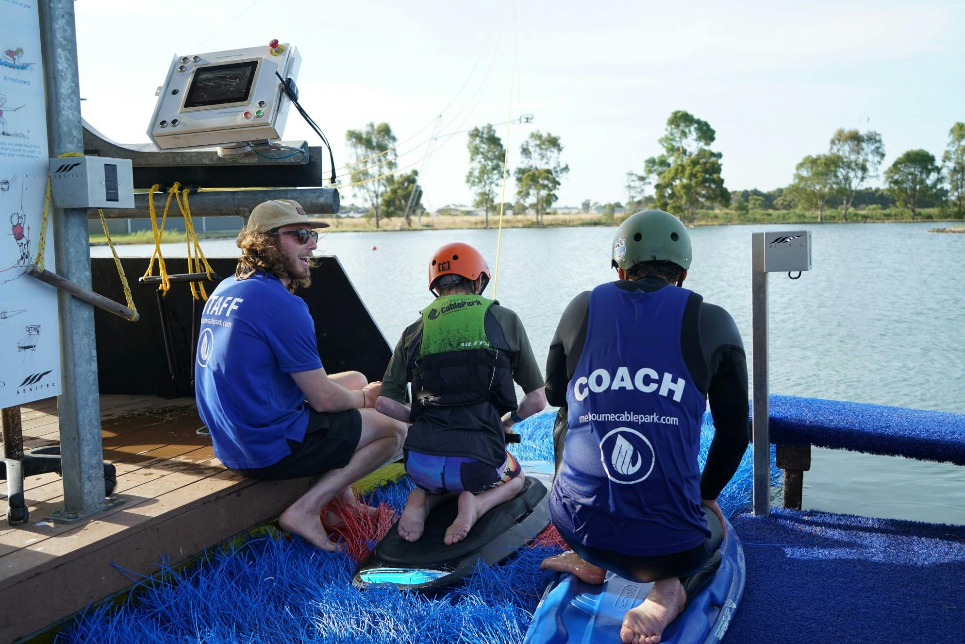 Coaching session in action