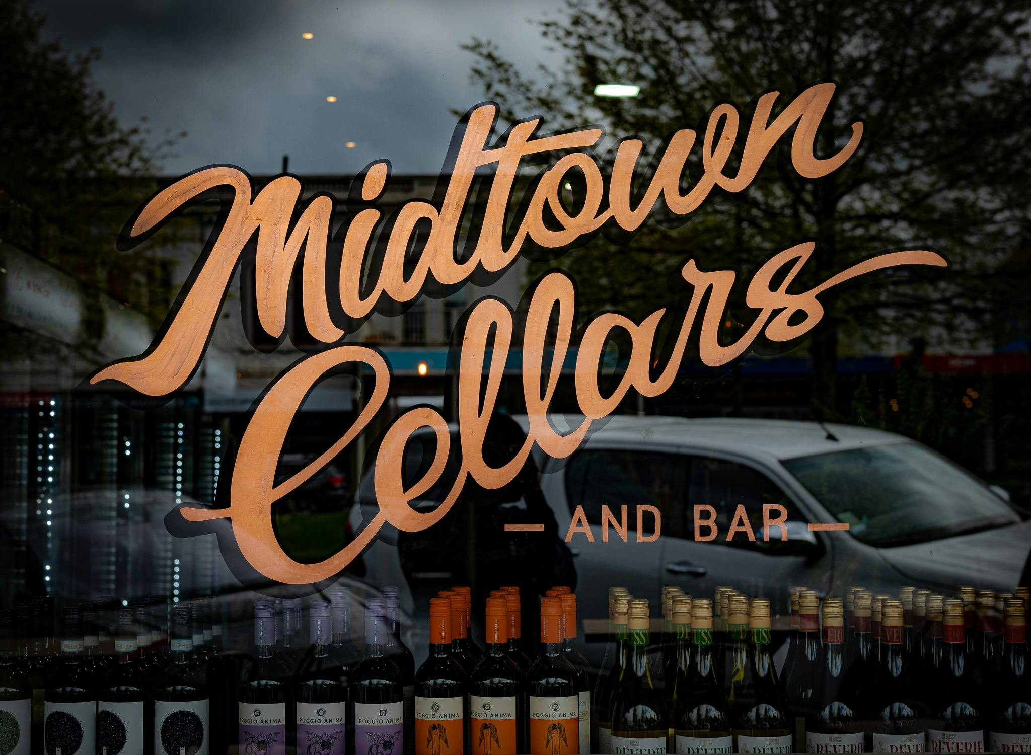 sign Midtown Cellars