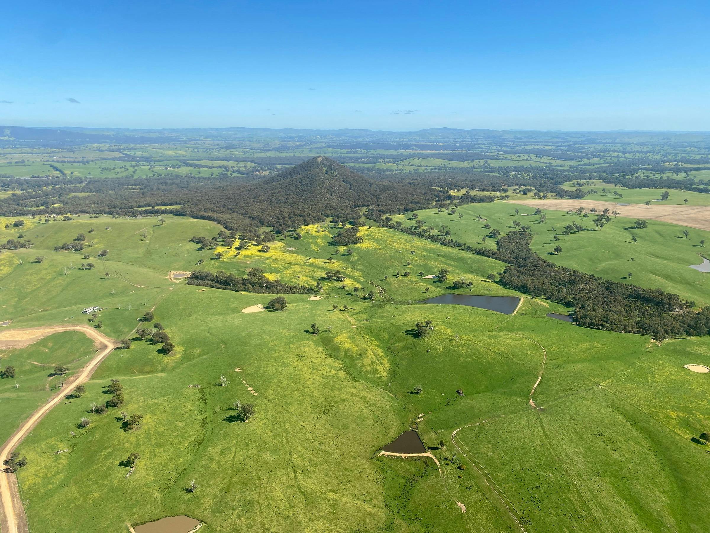 Mount Piper aerial view