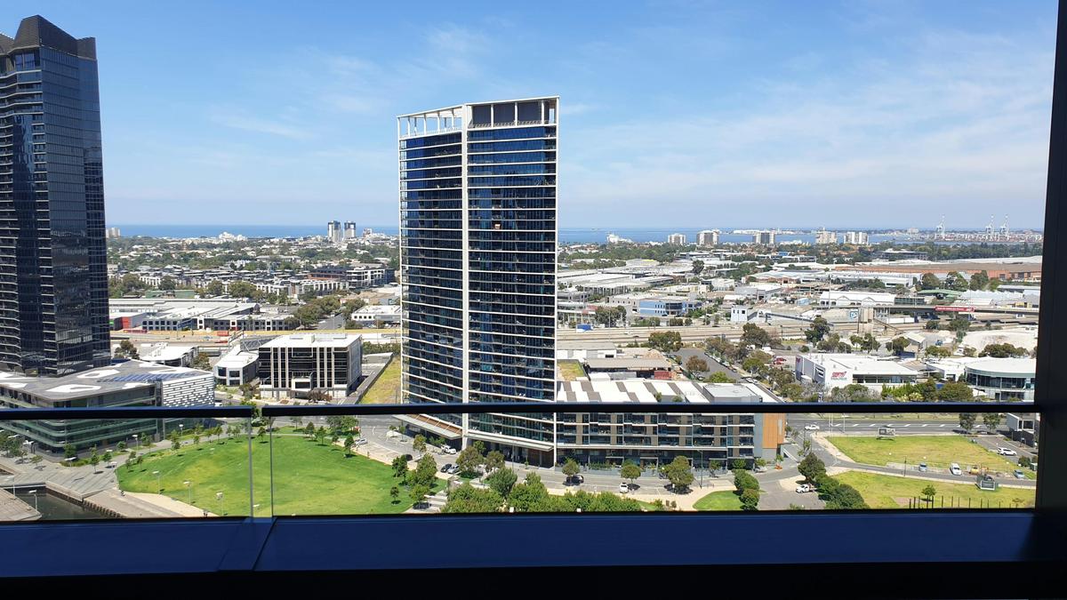 Beautiful views of the Yarra River and Port Phillip Bay