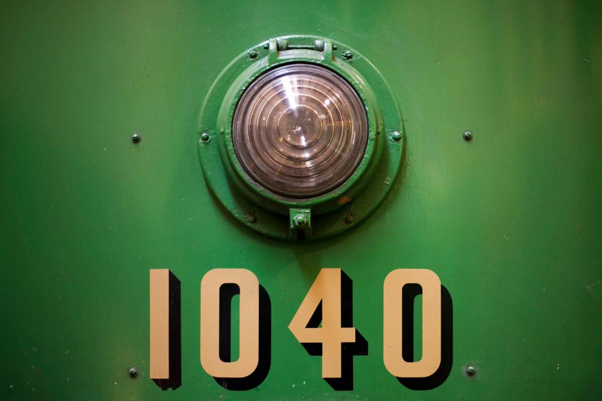 The last W Class Tram - W7.1040 at the Melbourne Tram Museum