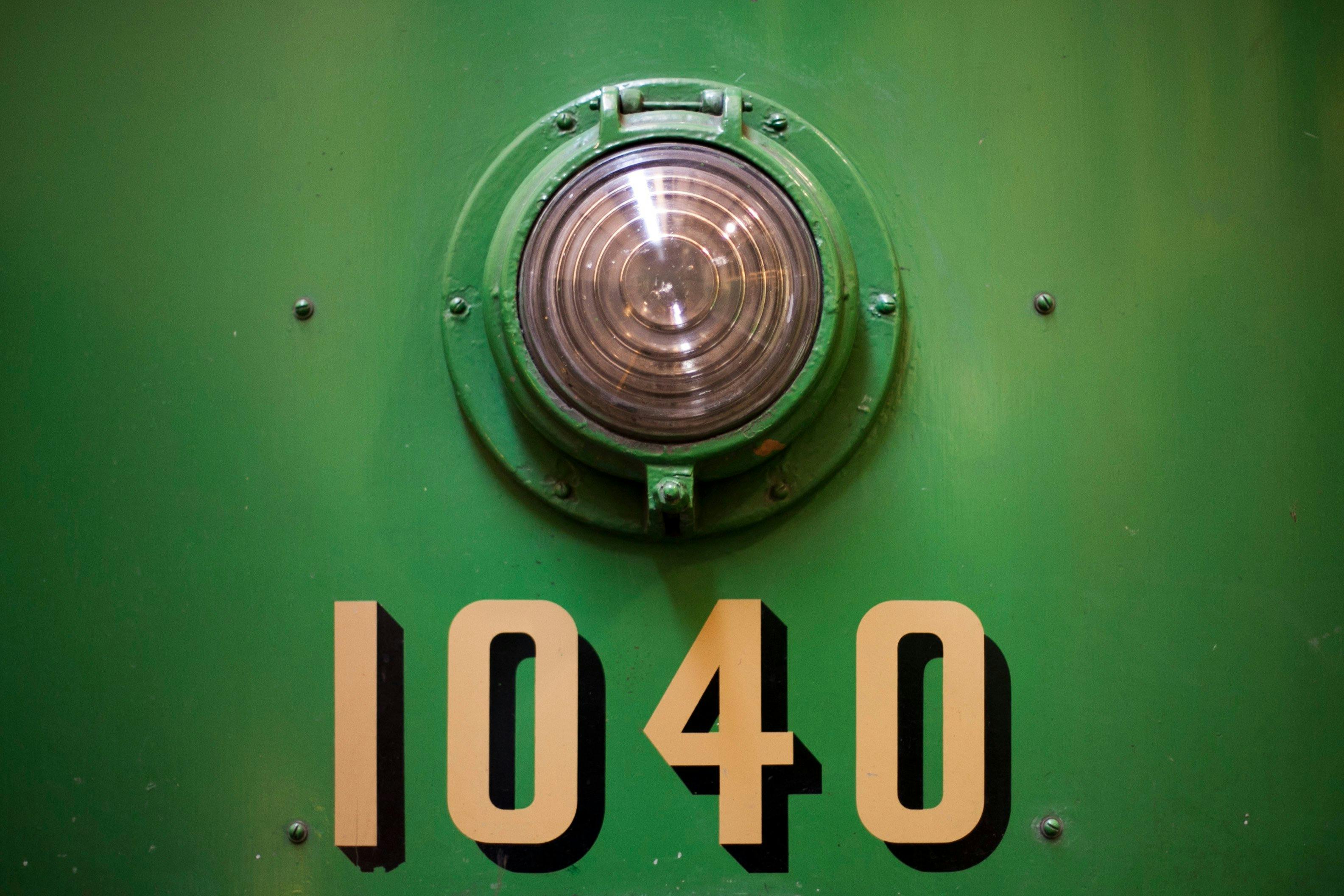 The last W Class Tram - W7.1040 at the Melbourne Tram Museum