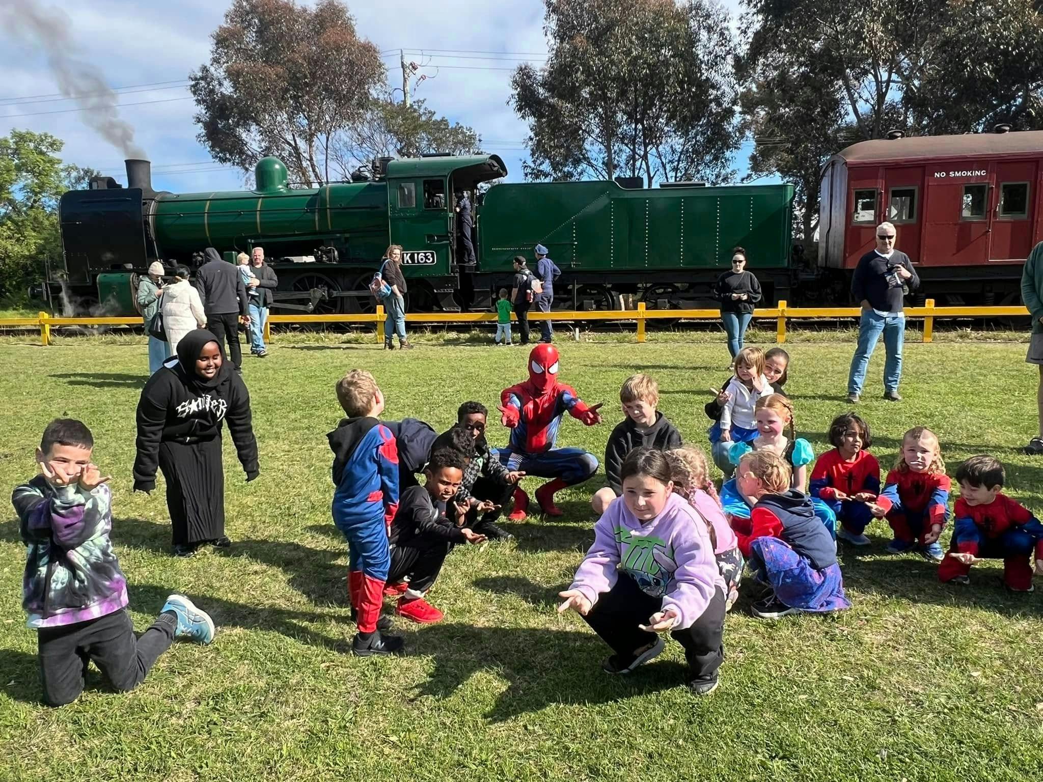 Mornington Station - Superheros Trains