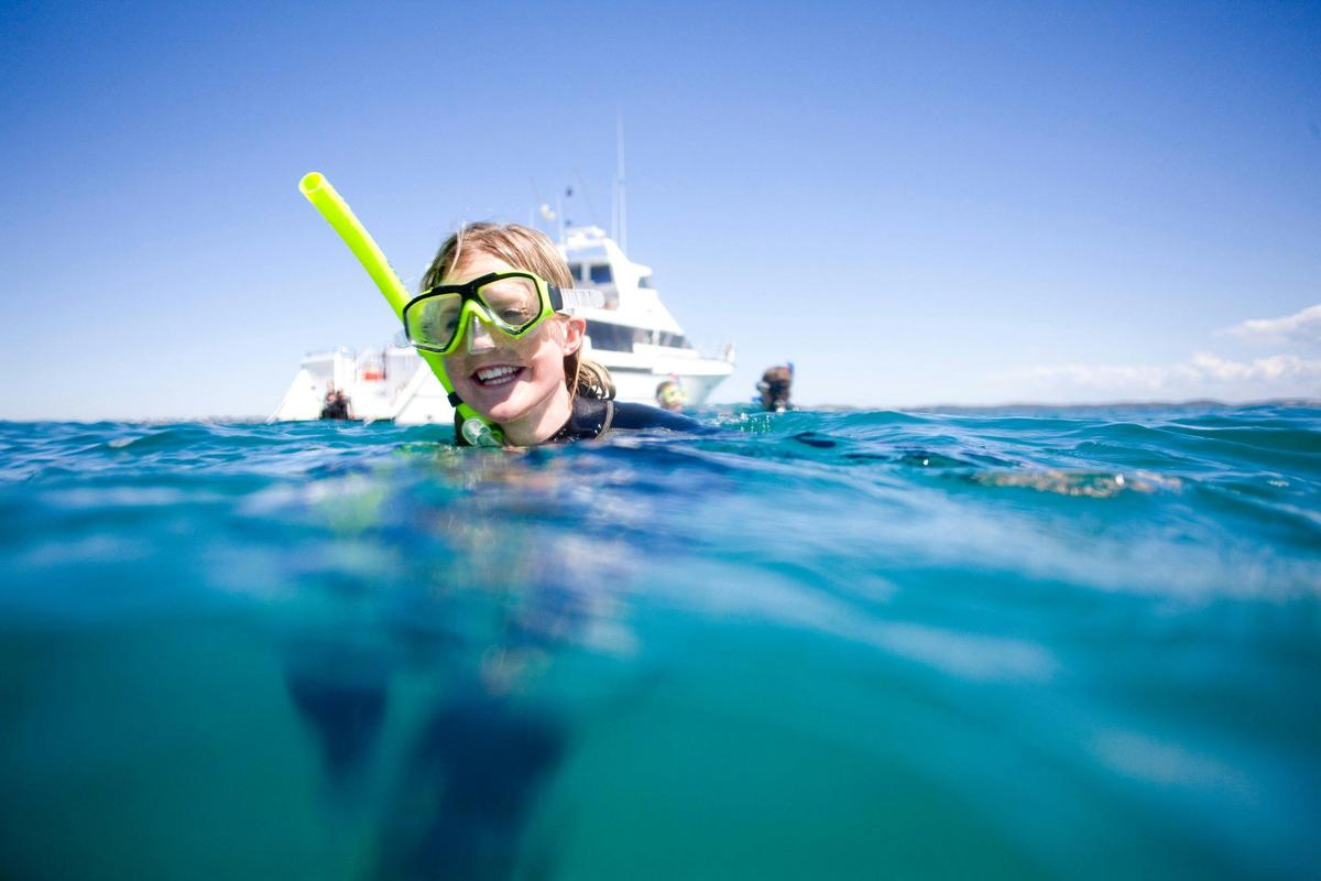 Shallow clear water
