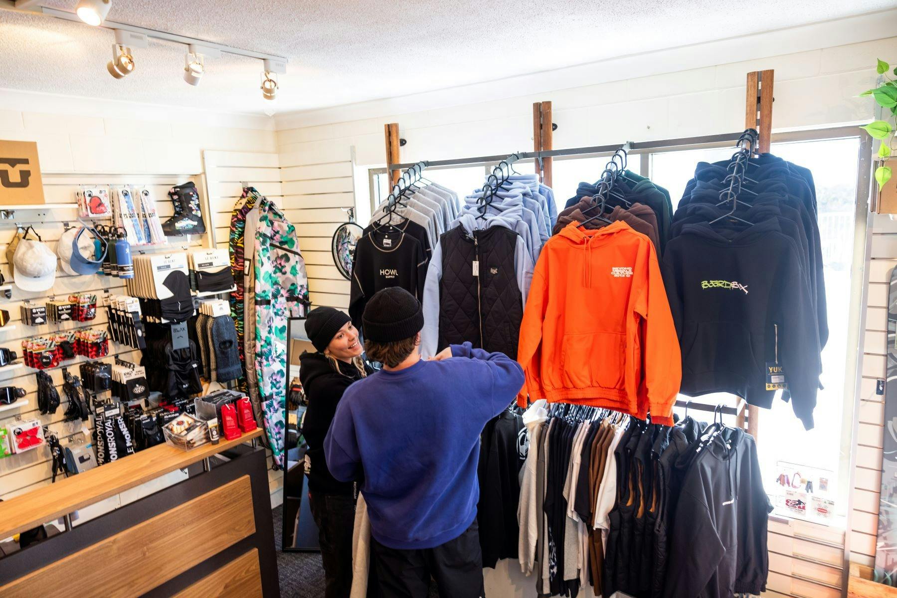 Clothing and apparel wall