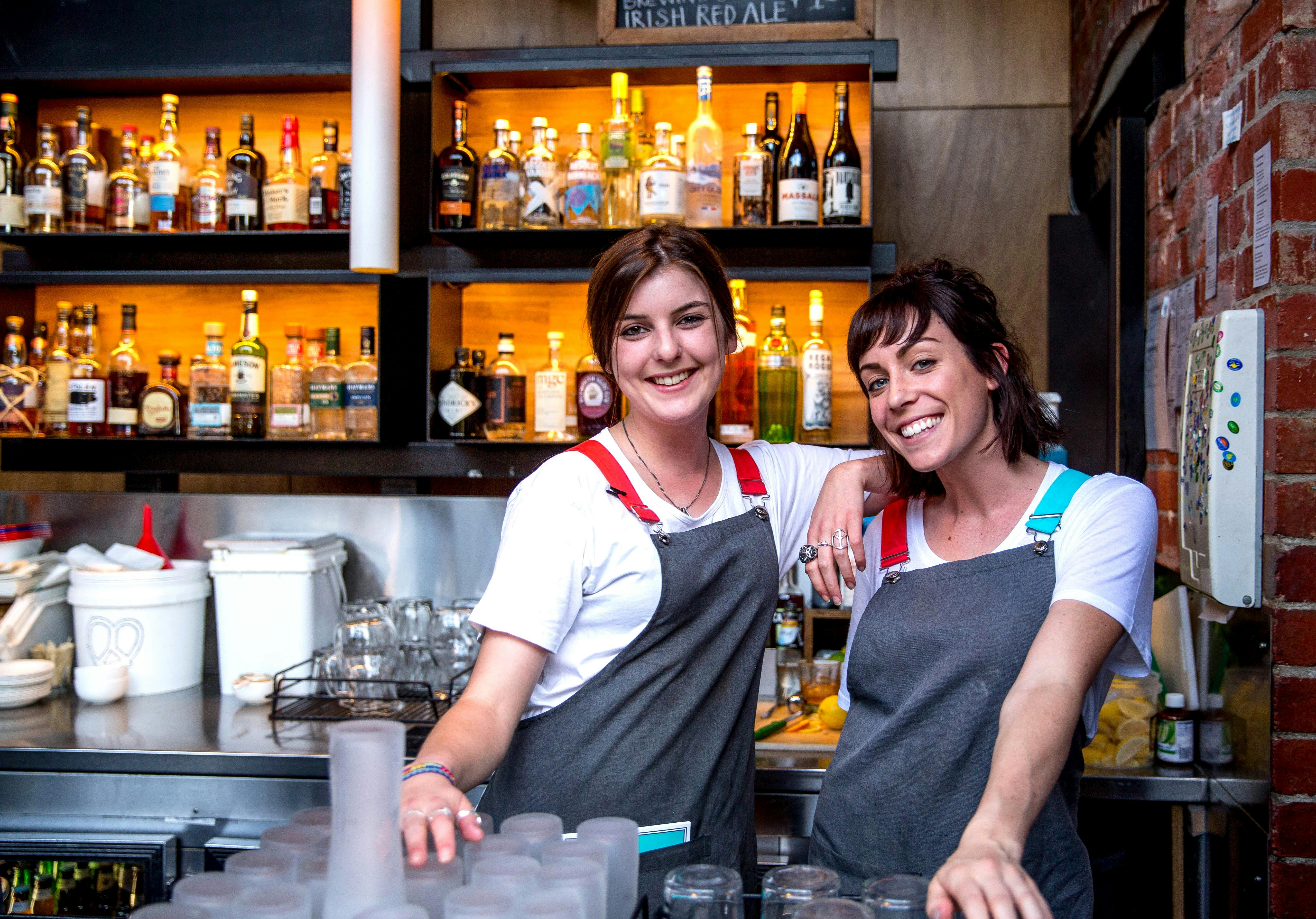 Friendly staff at Riverland Bar