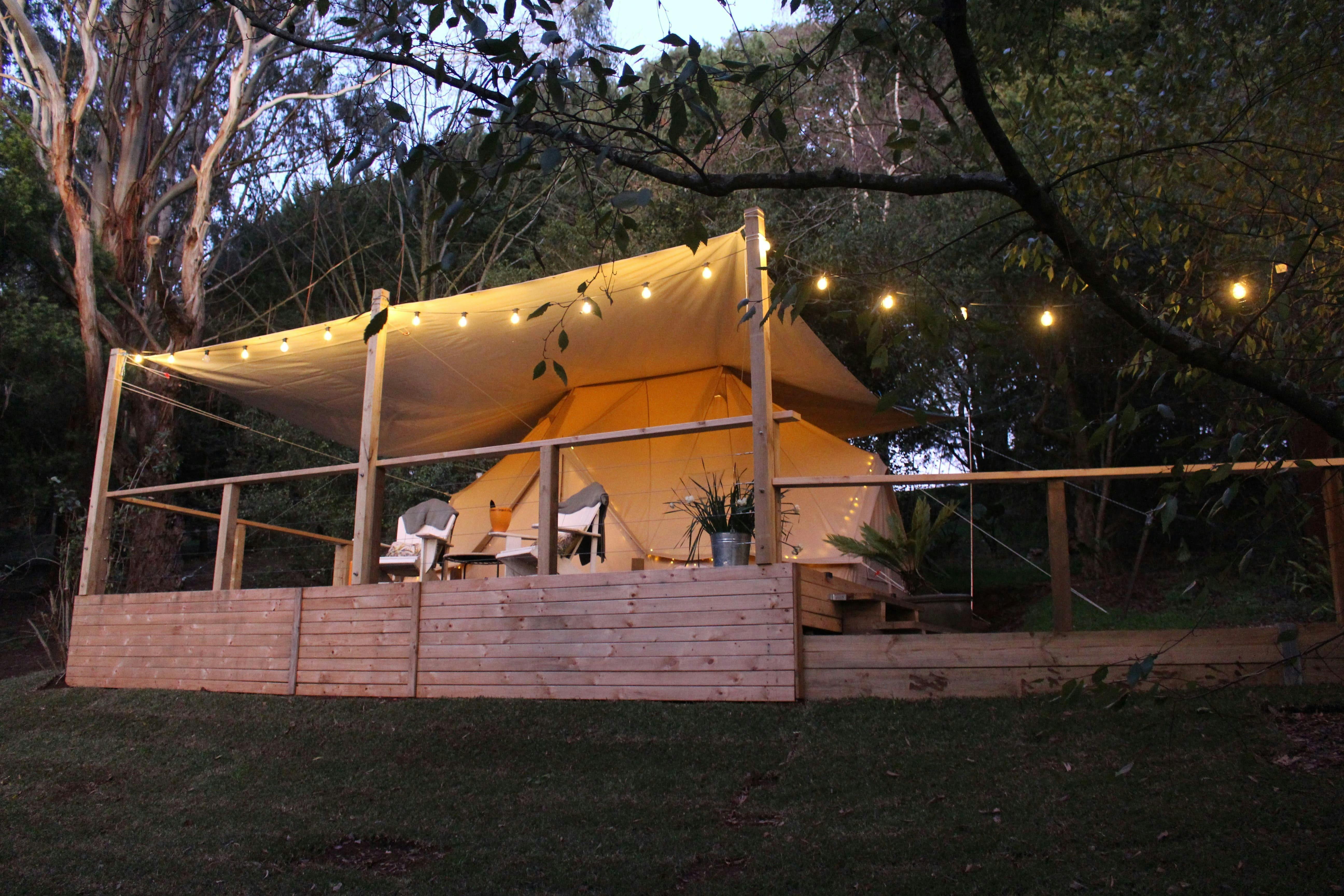 Luxe Glamping at Mirador Springs Retreat Gippsland