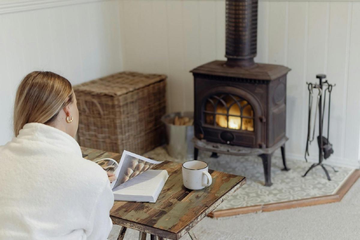 French Fire place at The Cottage
