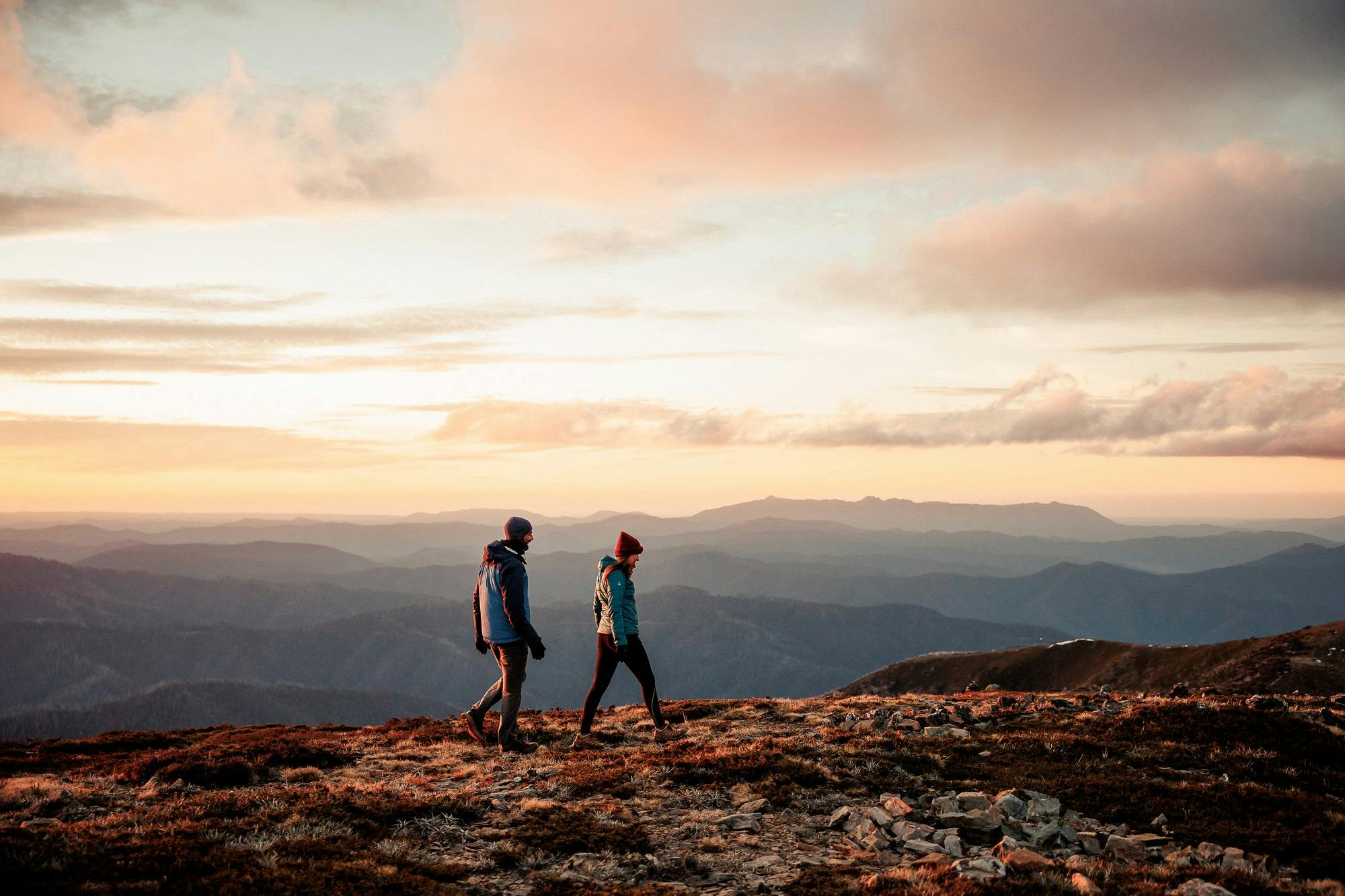Summer bushwalking at Mt Hotham