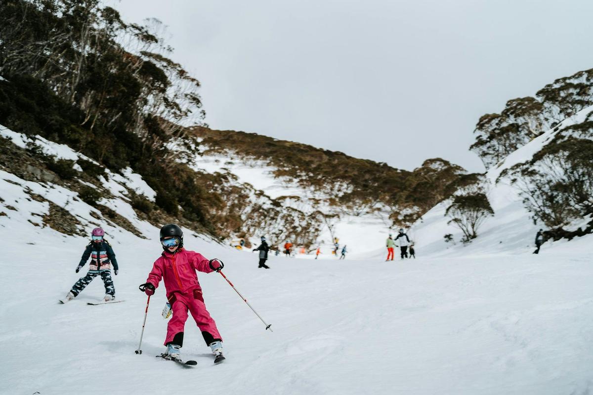 Skiing at Mt Hotham