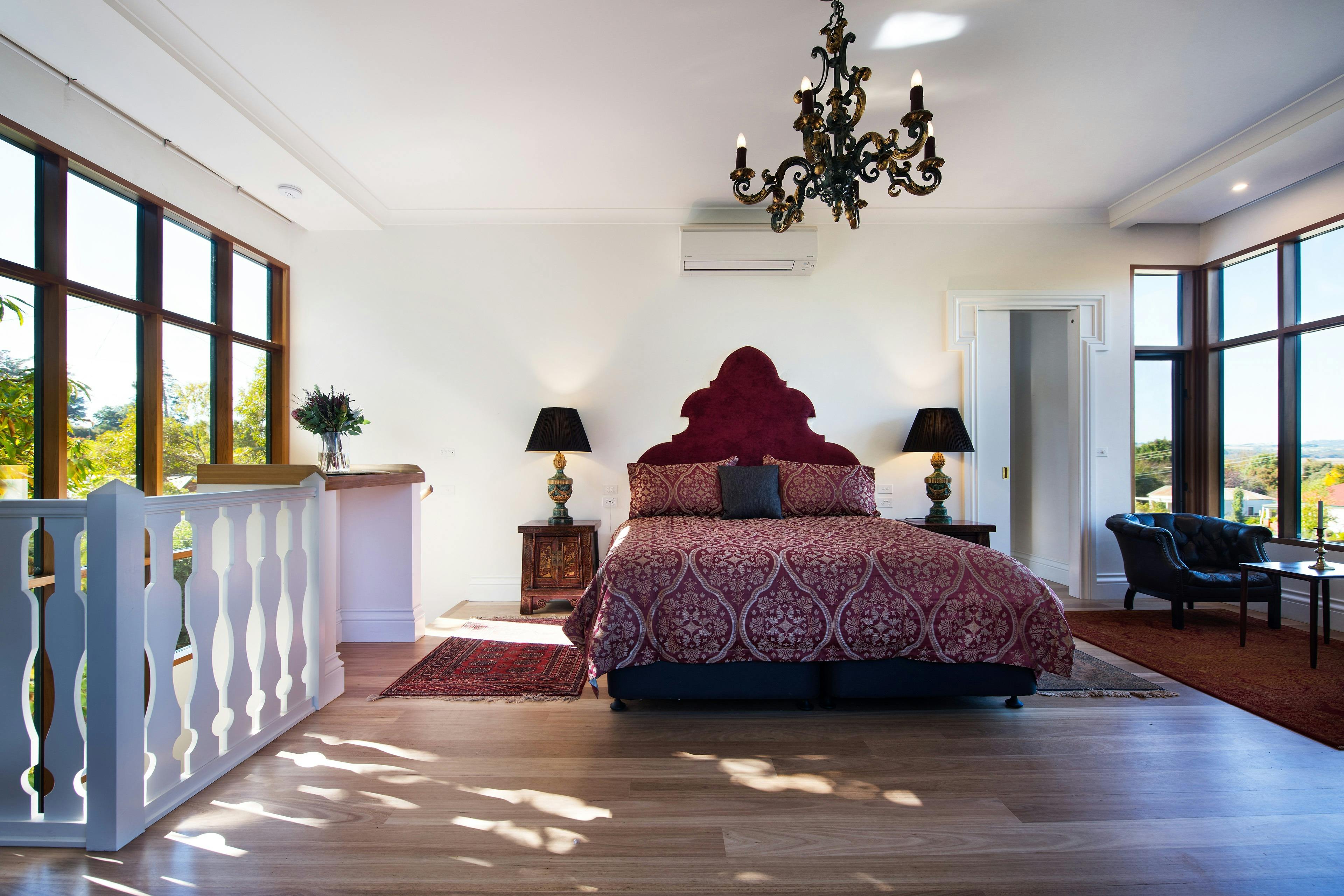 Bedroom at Monacute Garden Pavilion
