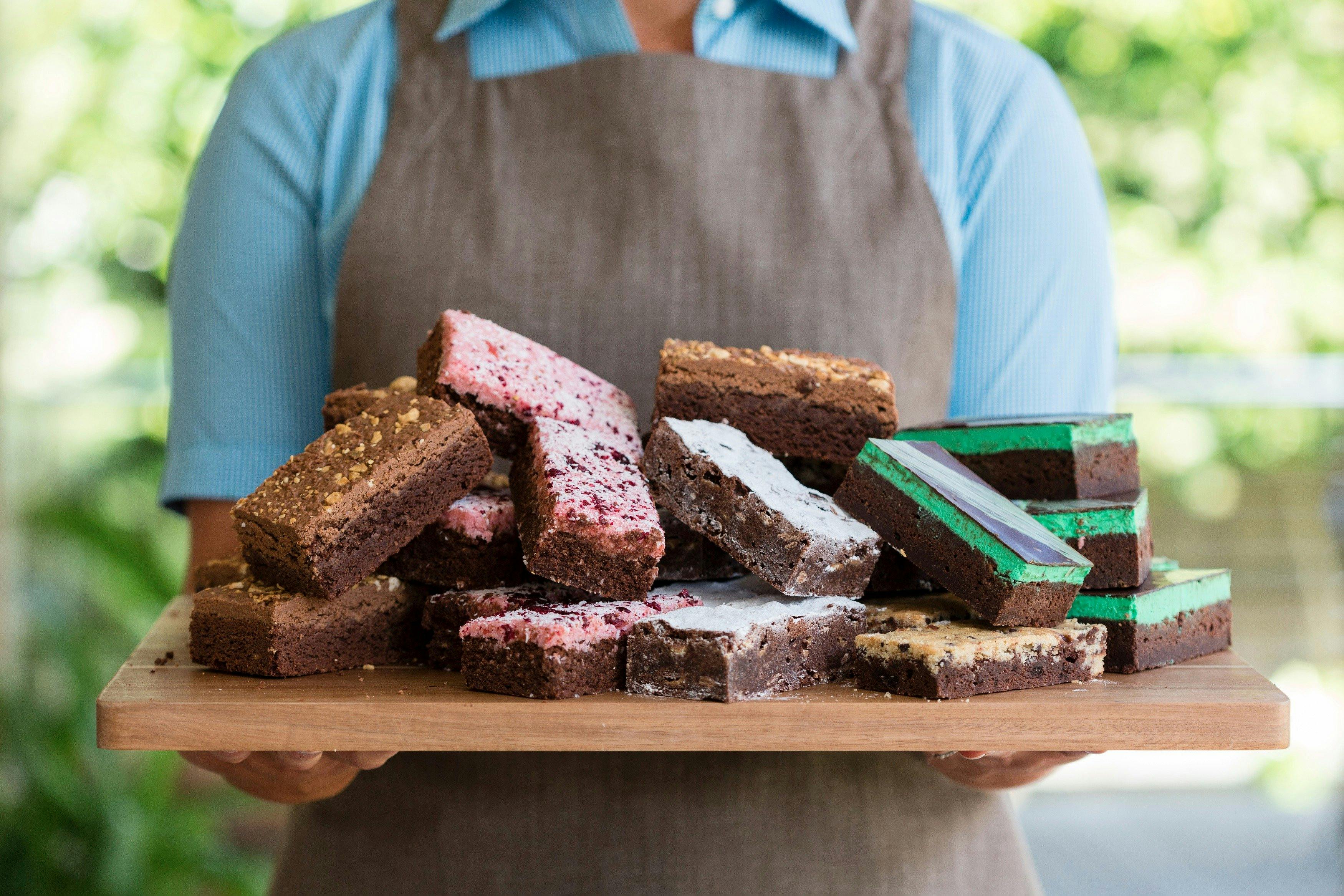 Treat yourself to our best-ever brownies at our Brownie Bar