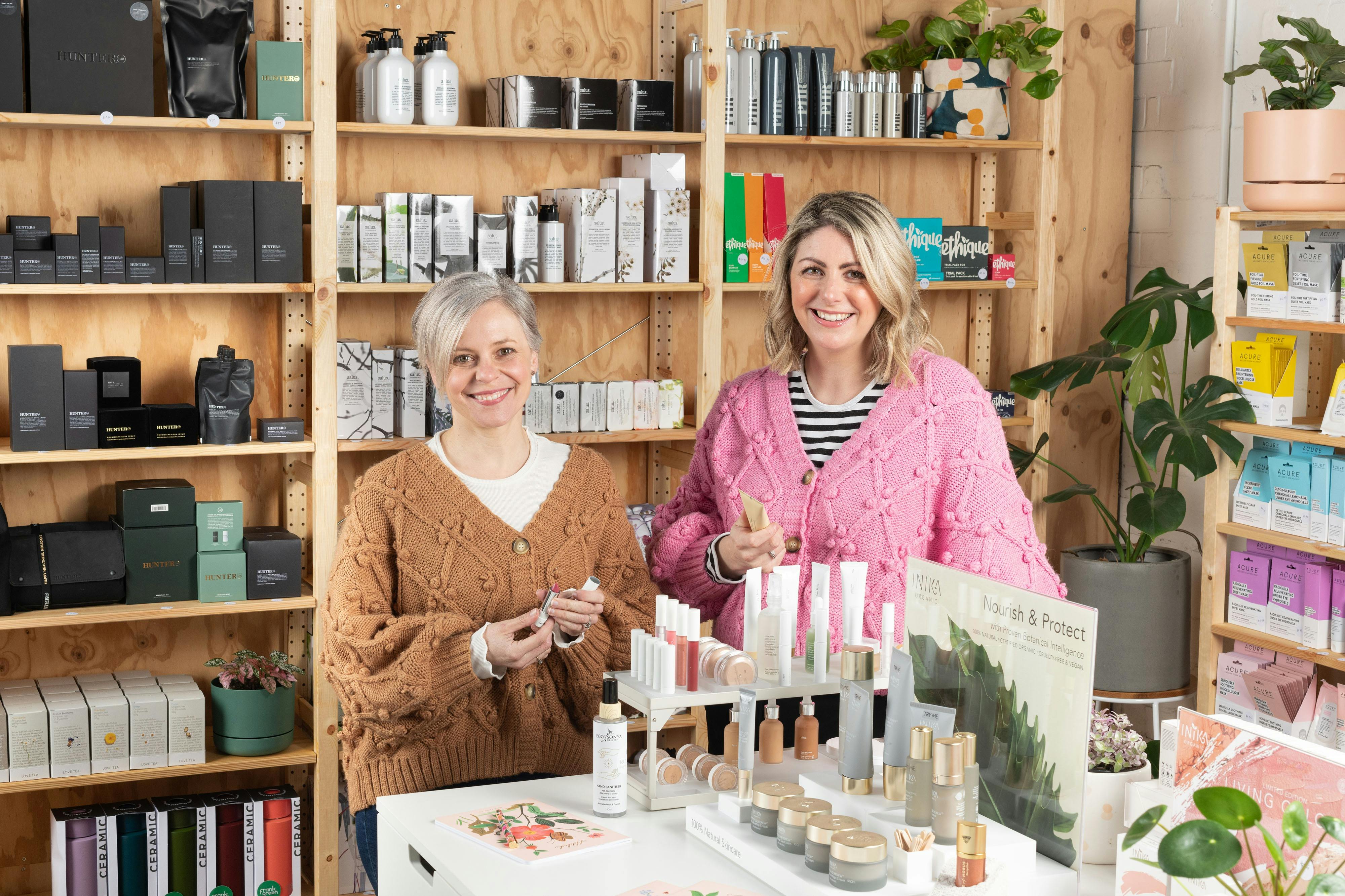 Natural Supply Co owners, Sarah Scott and Celeste Robertson