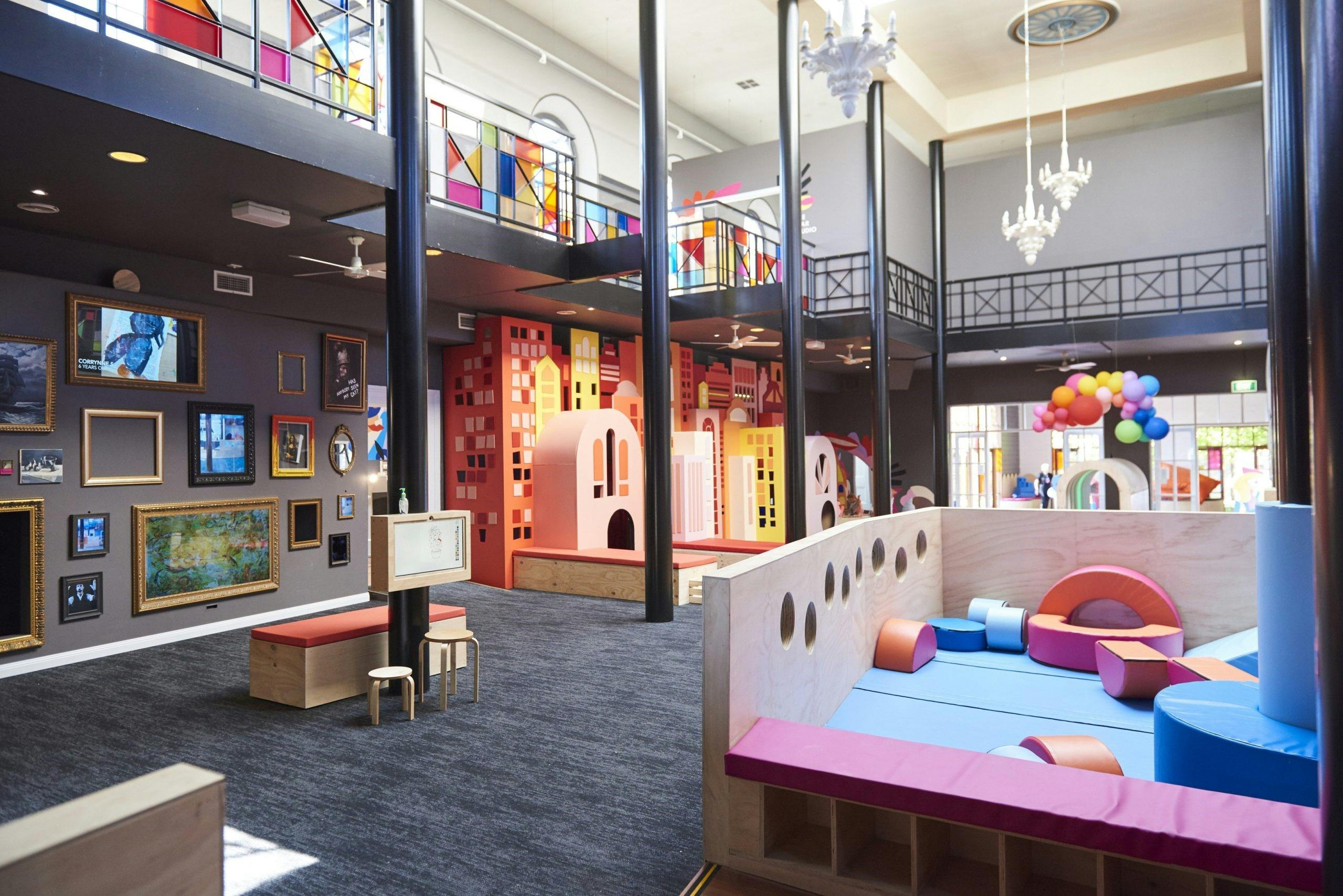A colourful play space