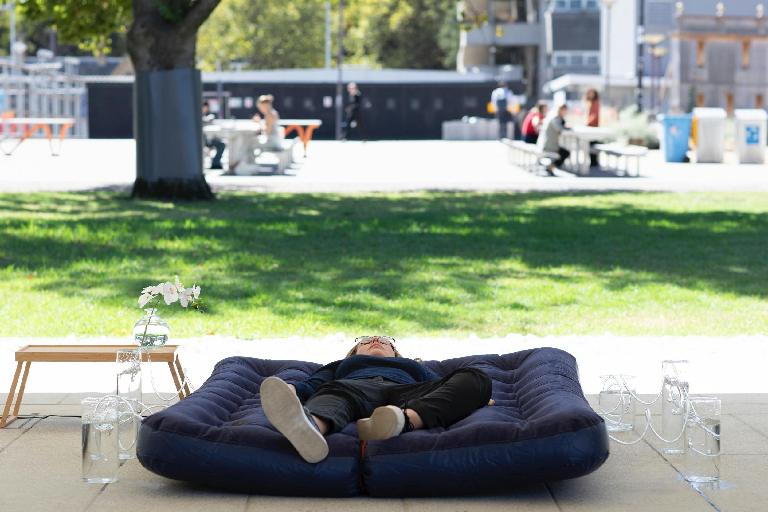 Sleepy? – Participatory installation by artist Jincheng Deng