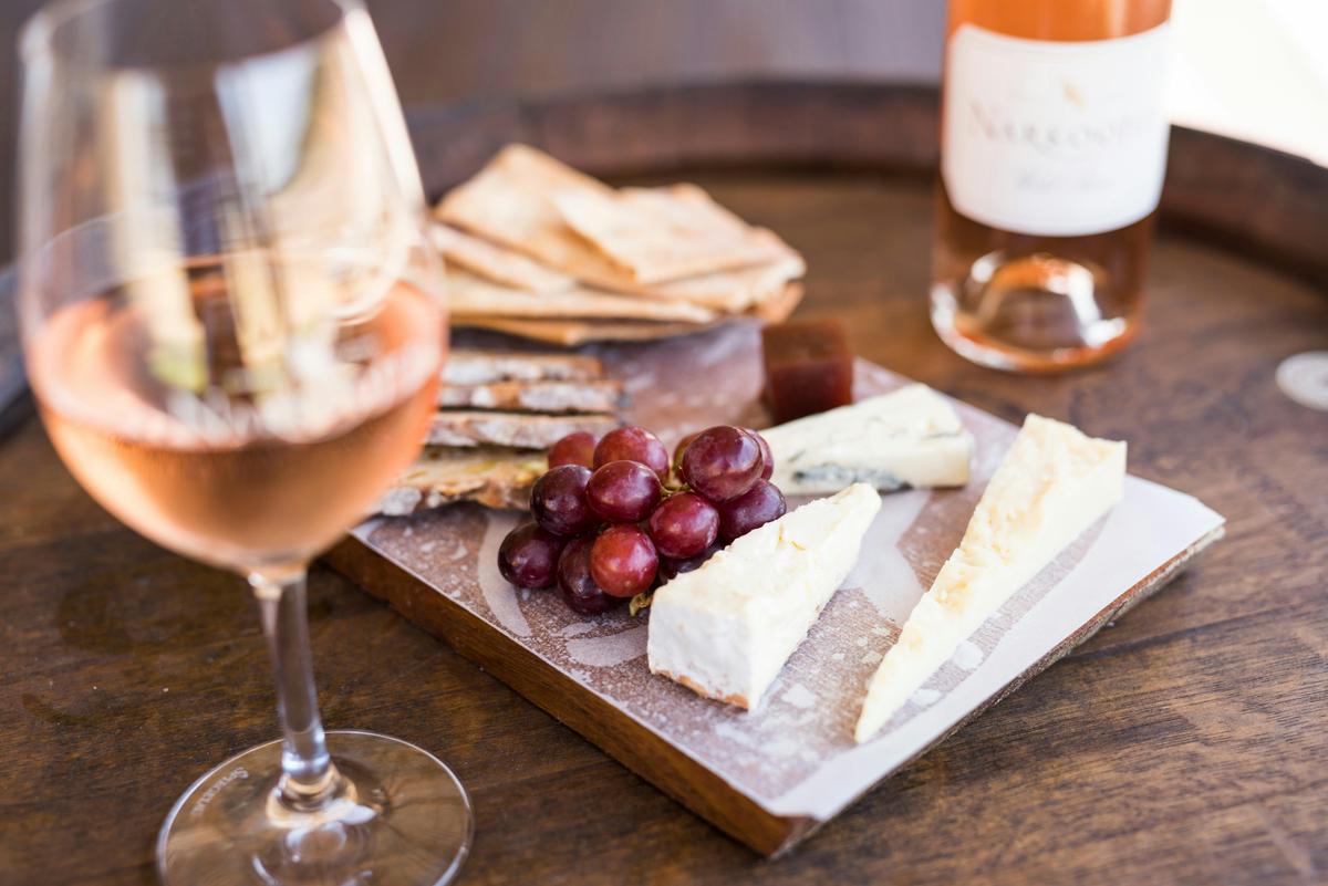 Selection of Gippsland cheese & wine