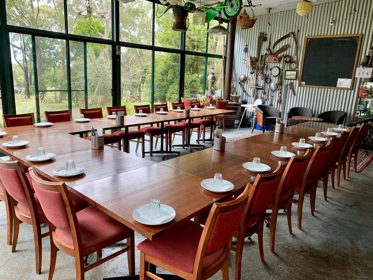 Conference set tables