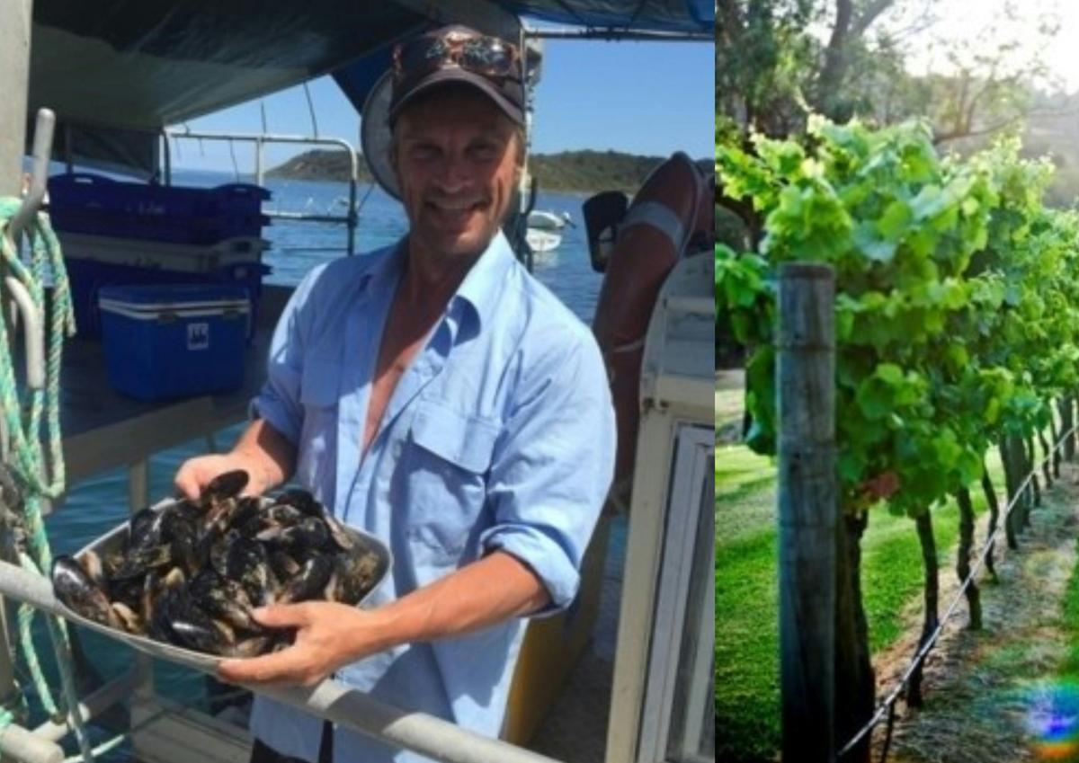 Harry the mussel man provides sucullent mussels on tour