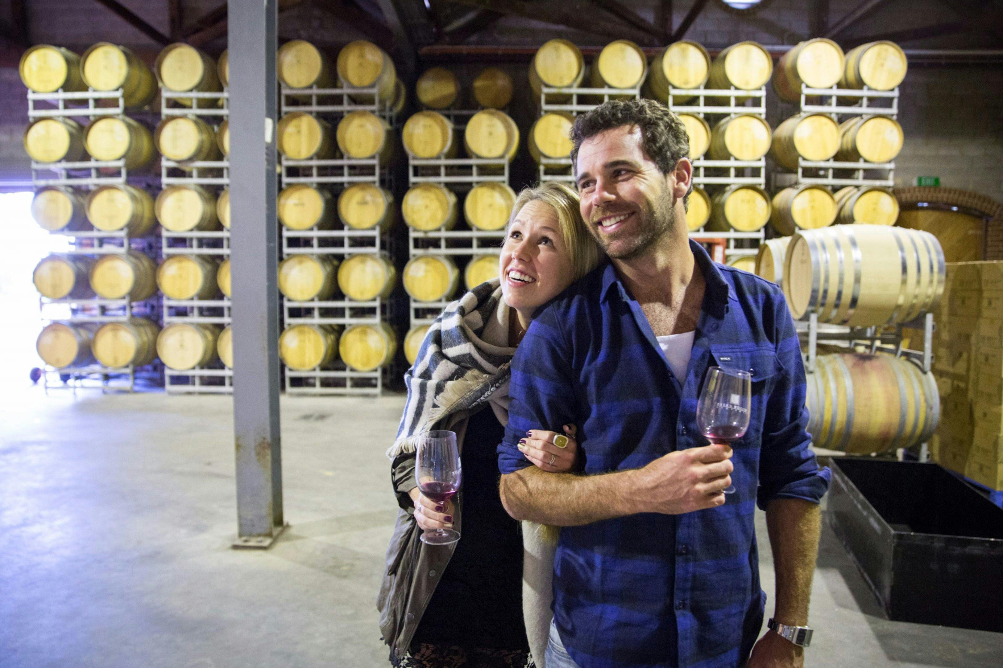 An exclusive visit to the Willow Creek barrel room