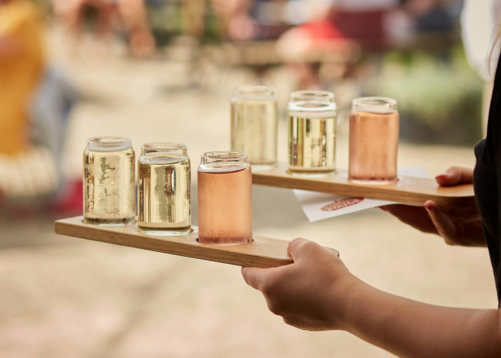 Cider tasting paddles