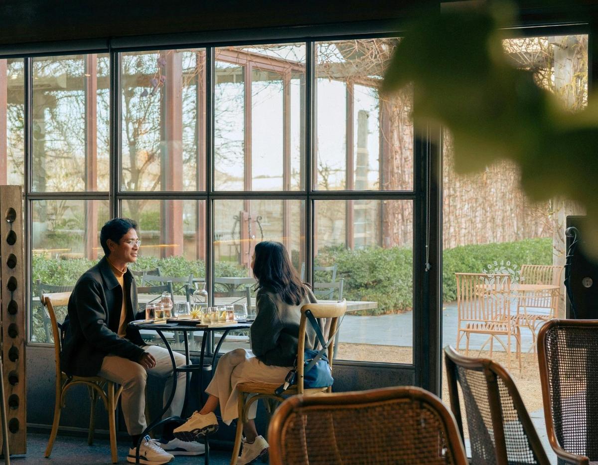 Enjoy a Napoleone Cider Paddle at the Punt Road Wines Cellar Door in the Yarra Valley.