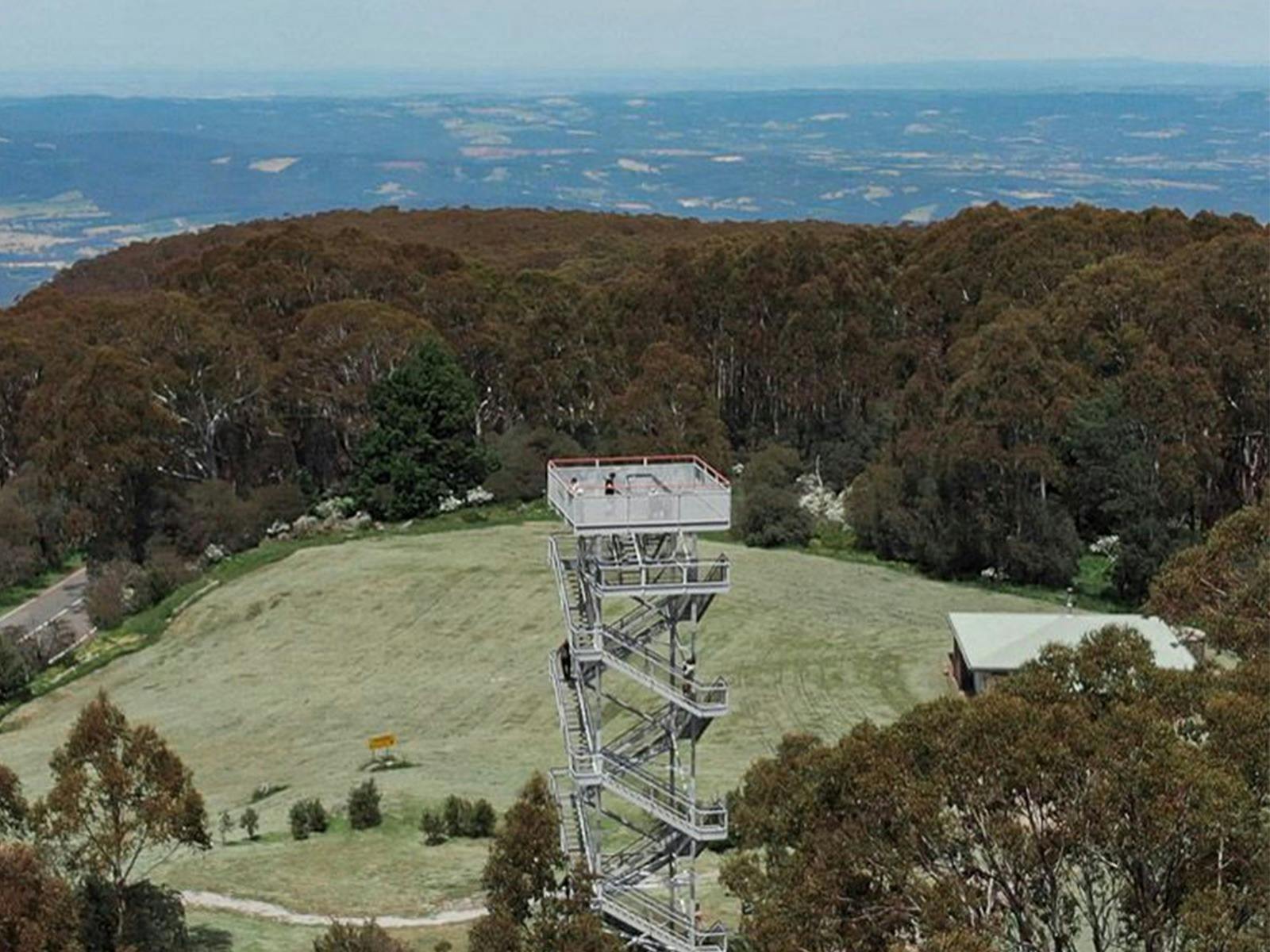 Mt Donna Buang Lookout Tower Drone