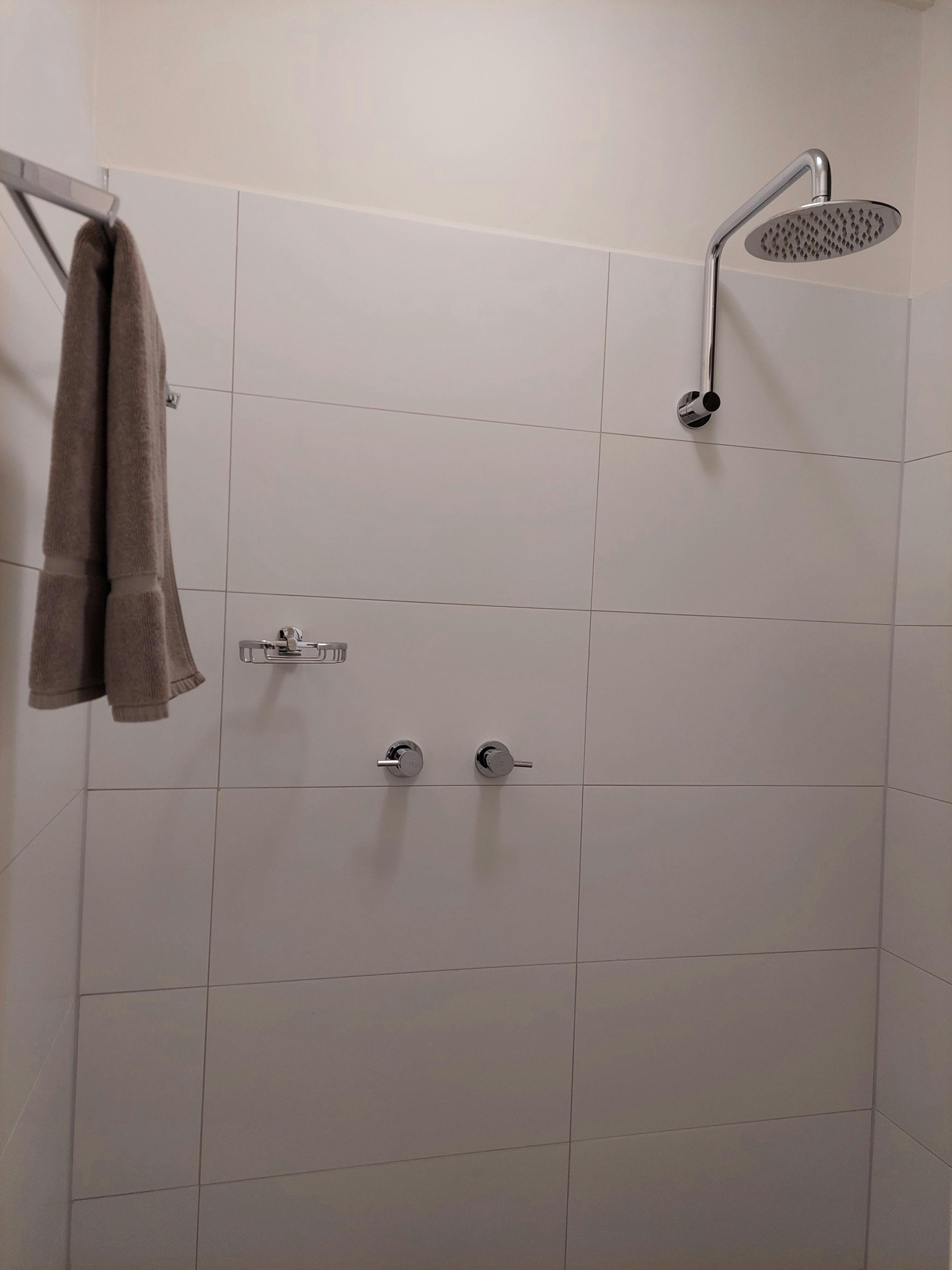Separate shower room within bathroom