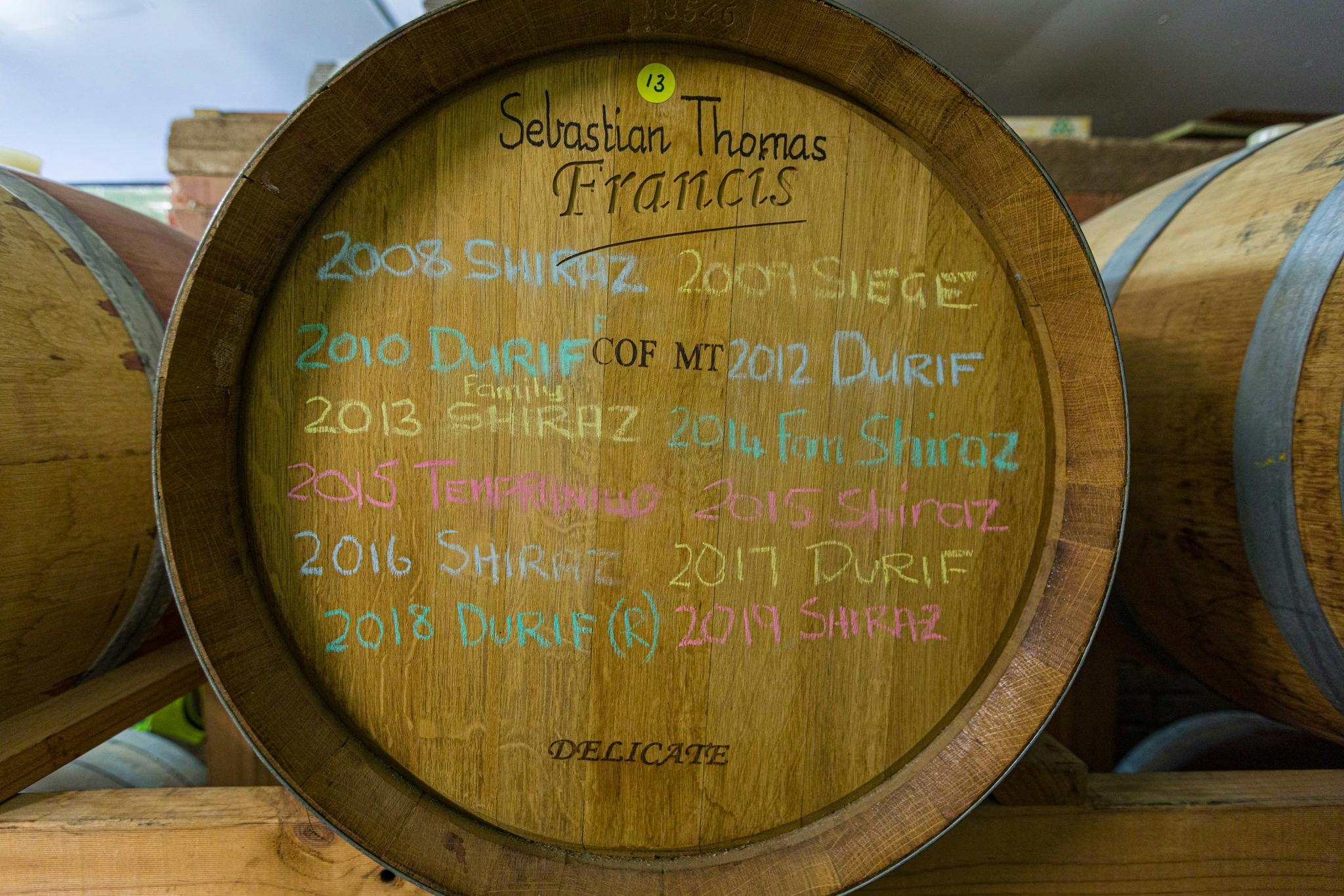 Hand crafted wines matured in French oak barrels