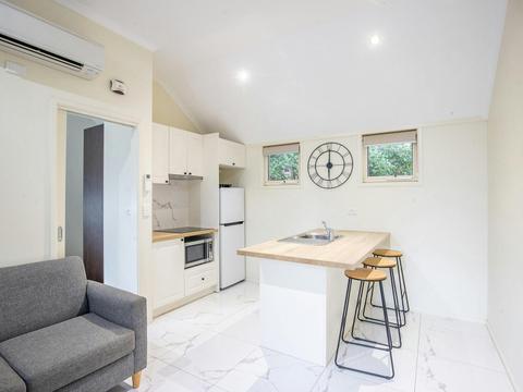 River Spa Cabin - Living Area