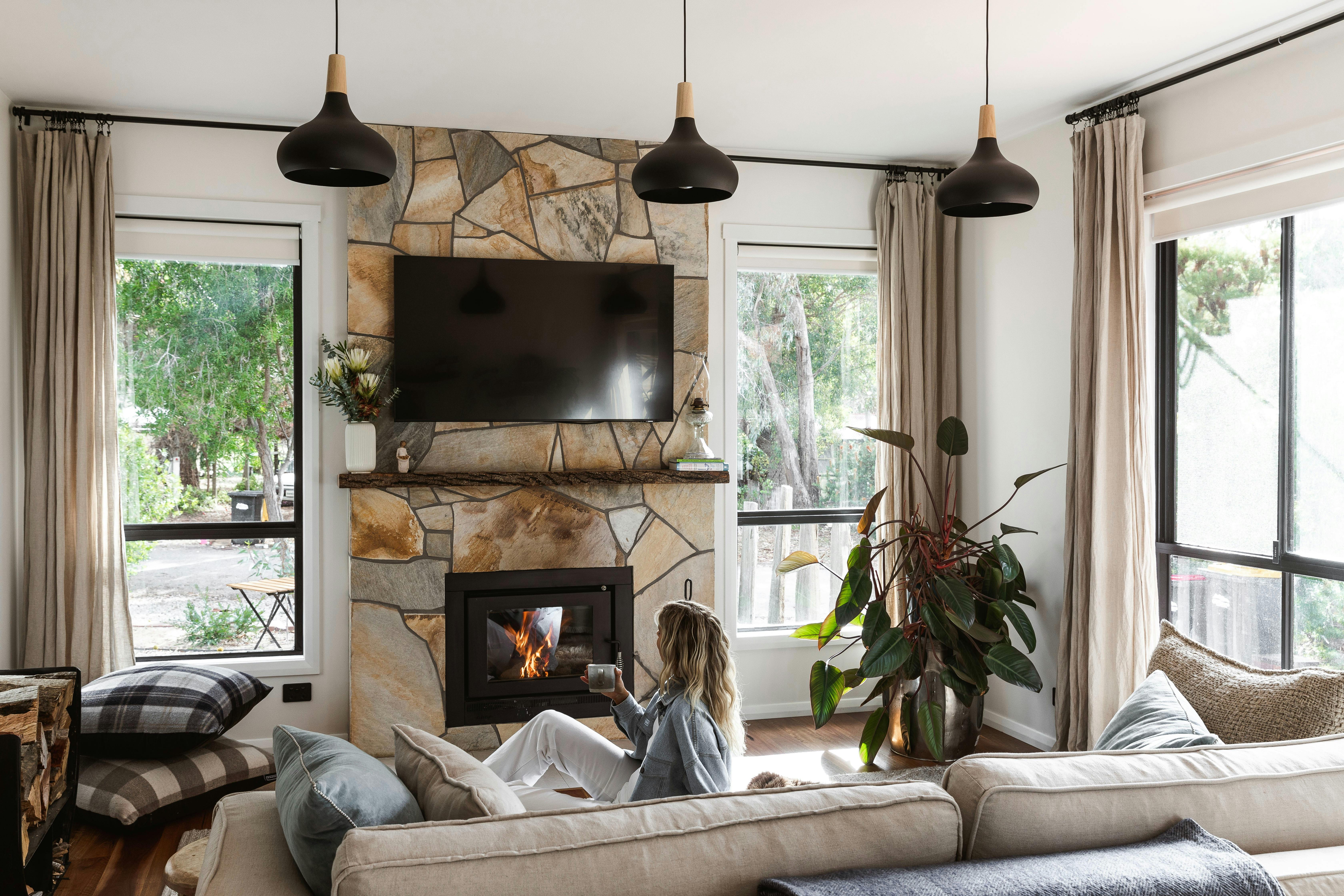 Nothing beats sitting by a wood fire on the coolest days