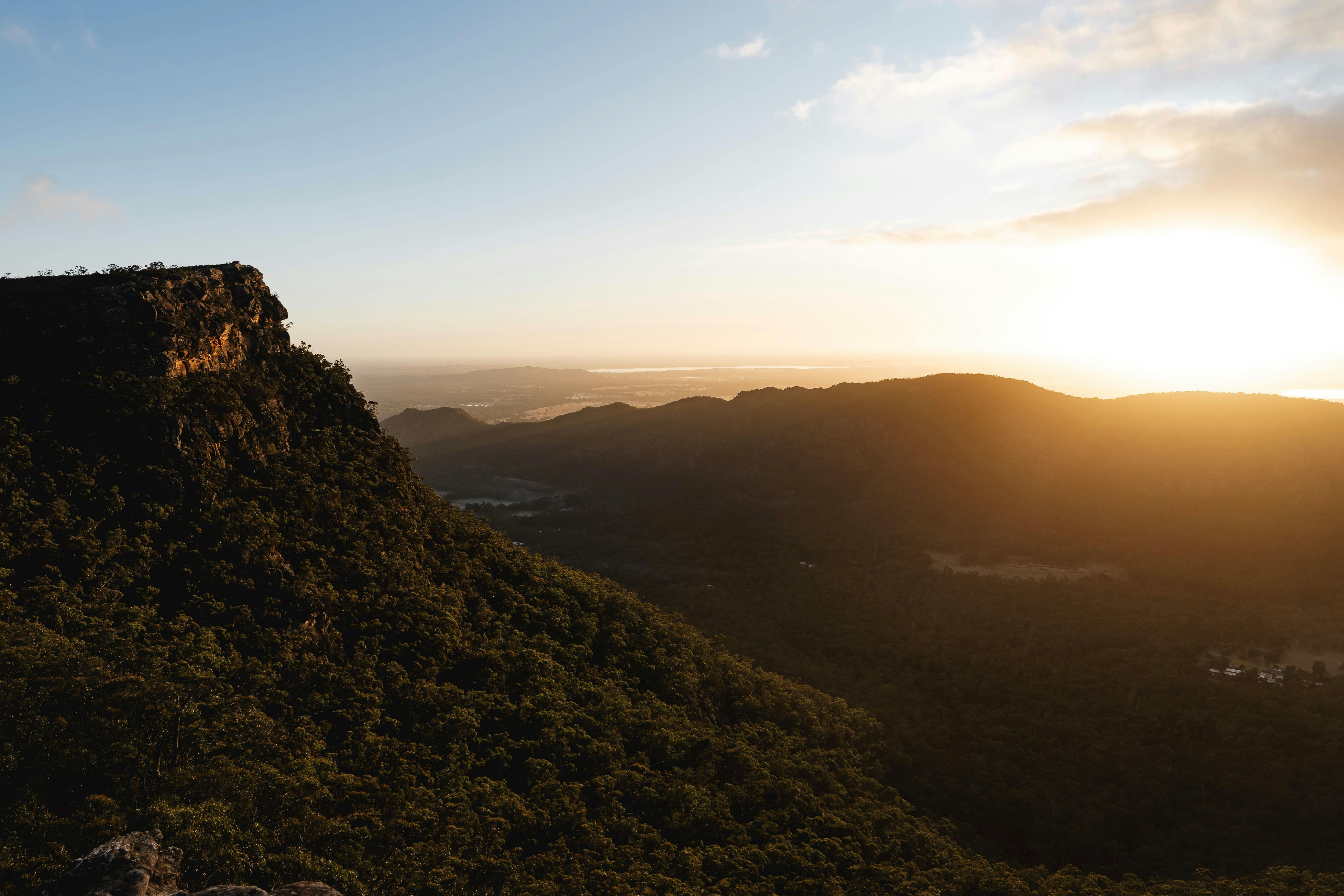 The natural beauty of the Grampians surrounds Mr Hemley