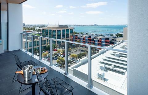 One Bedroom Ocean View Balcony and View