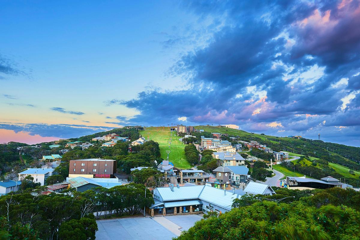 The Mt Buller village in summer