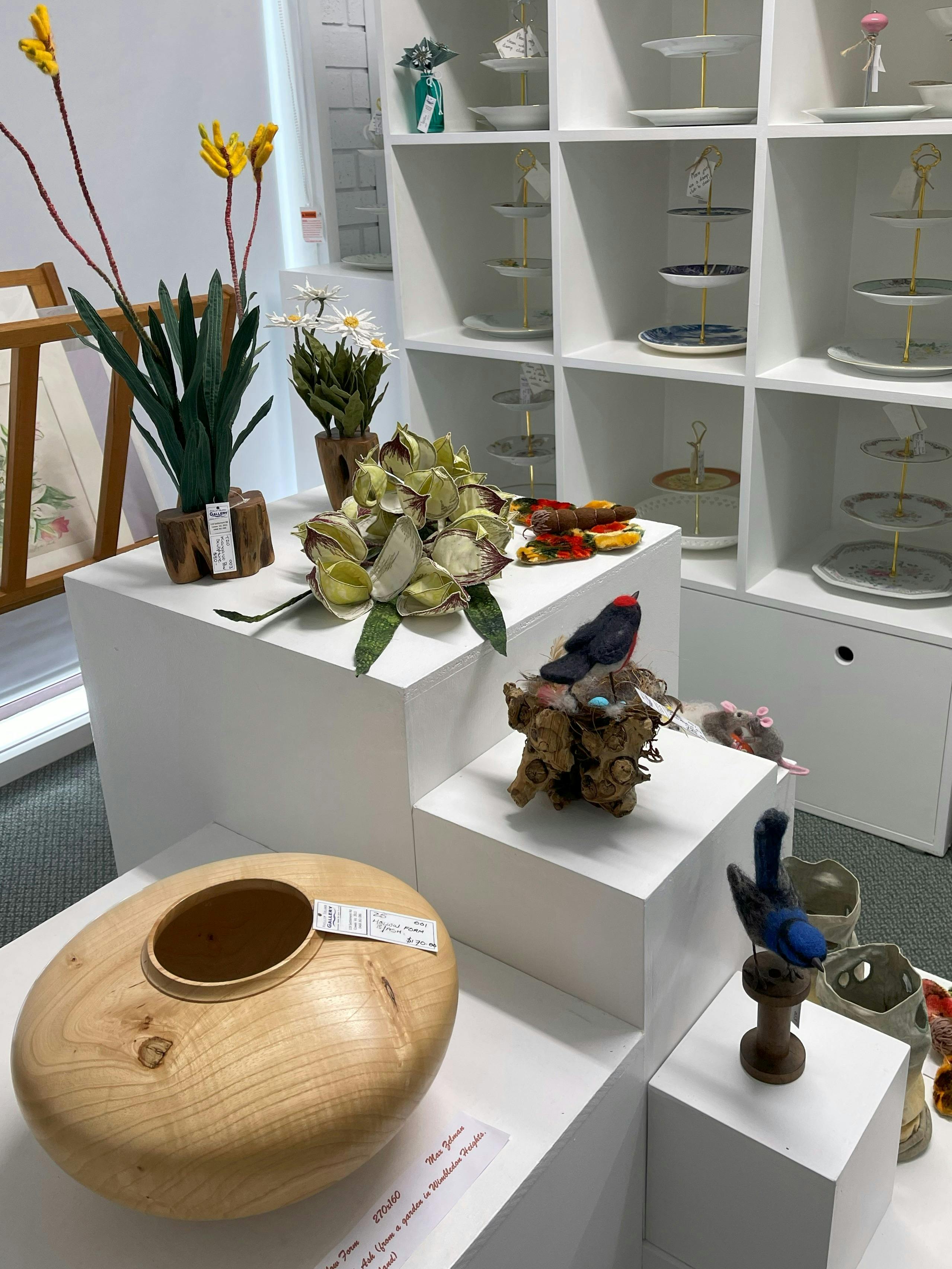 Woodwork and Pottery