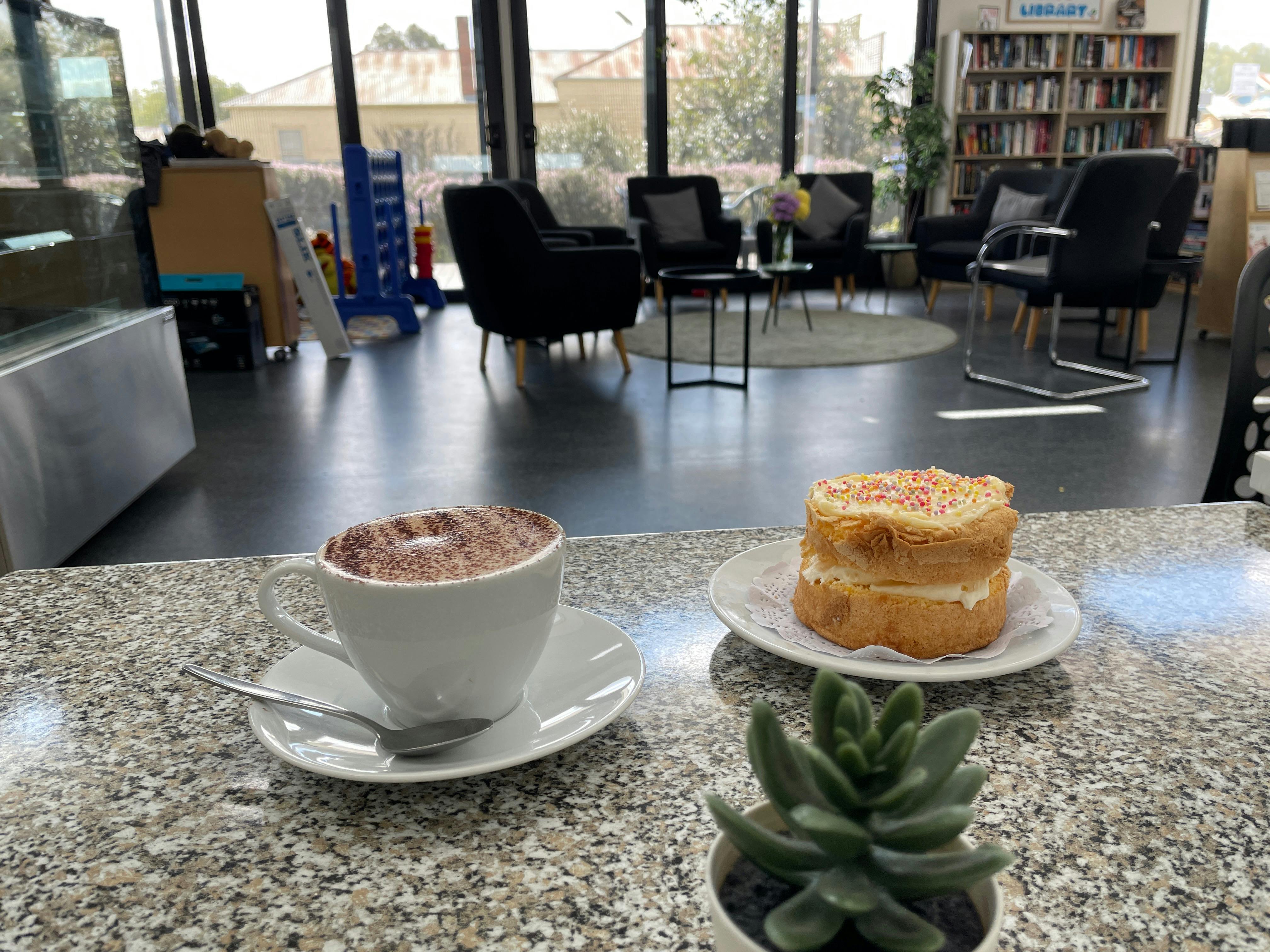 Great Coffee, yummy cakes.