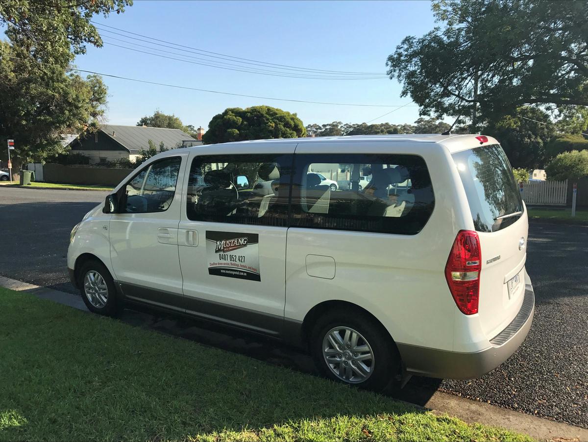 Mustang Mover or Mini Bus available for larger groups