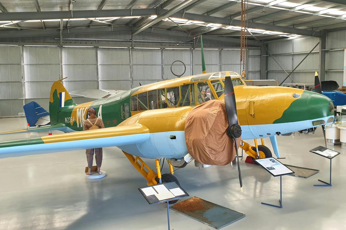 Partially restored Avro Anson