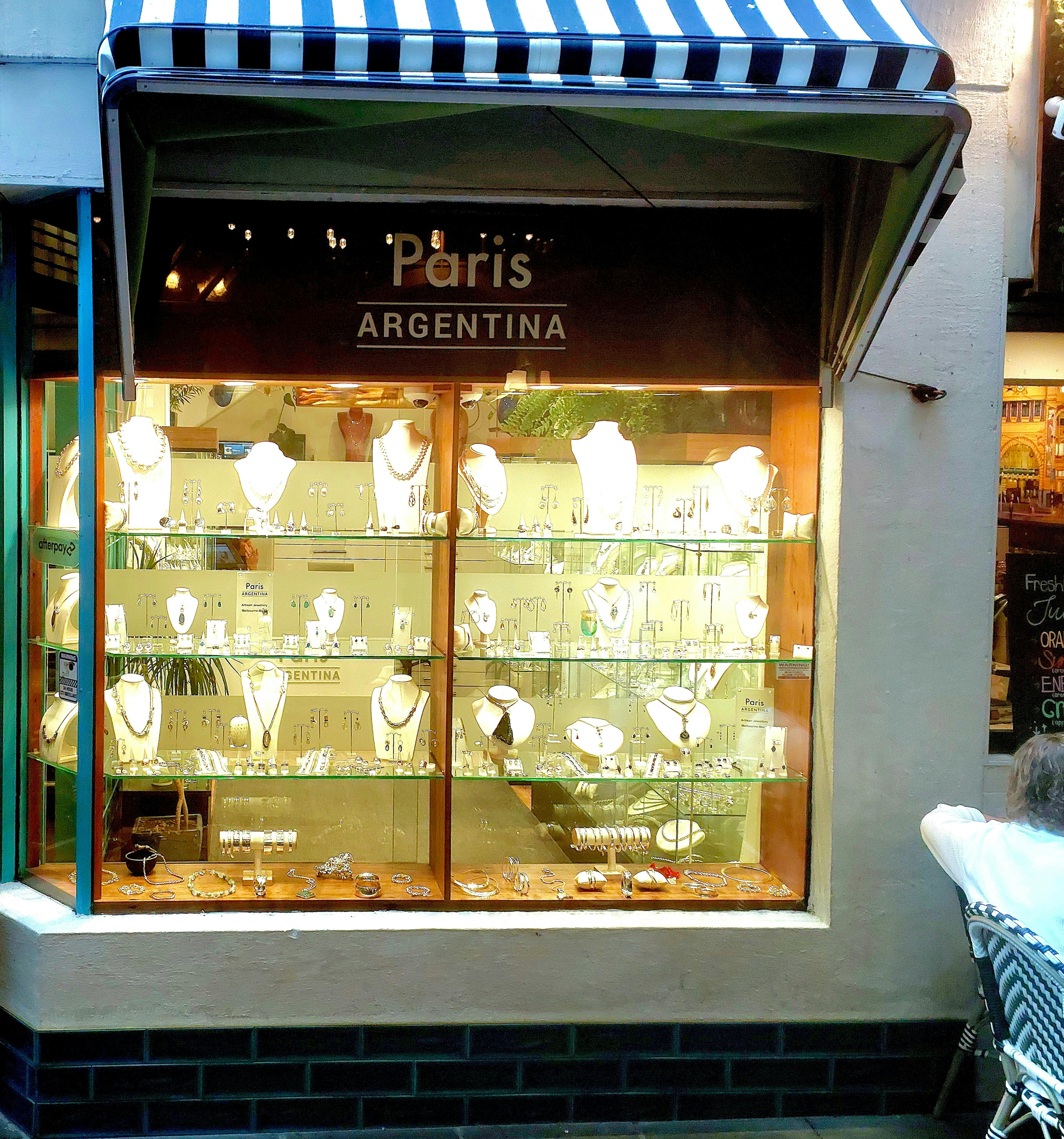 Paris Argentina Jewellery Shop Front