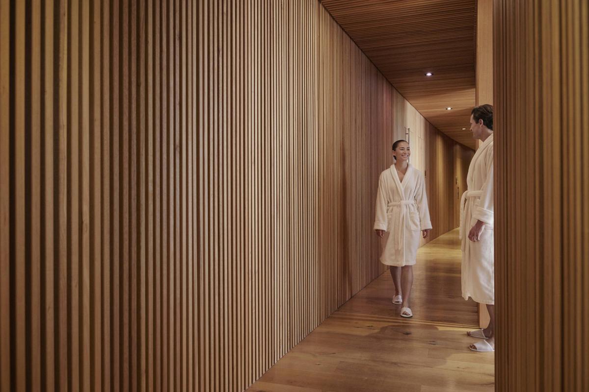 One Spa corridor