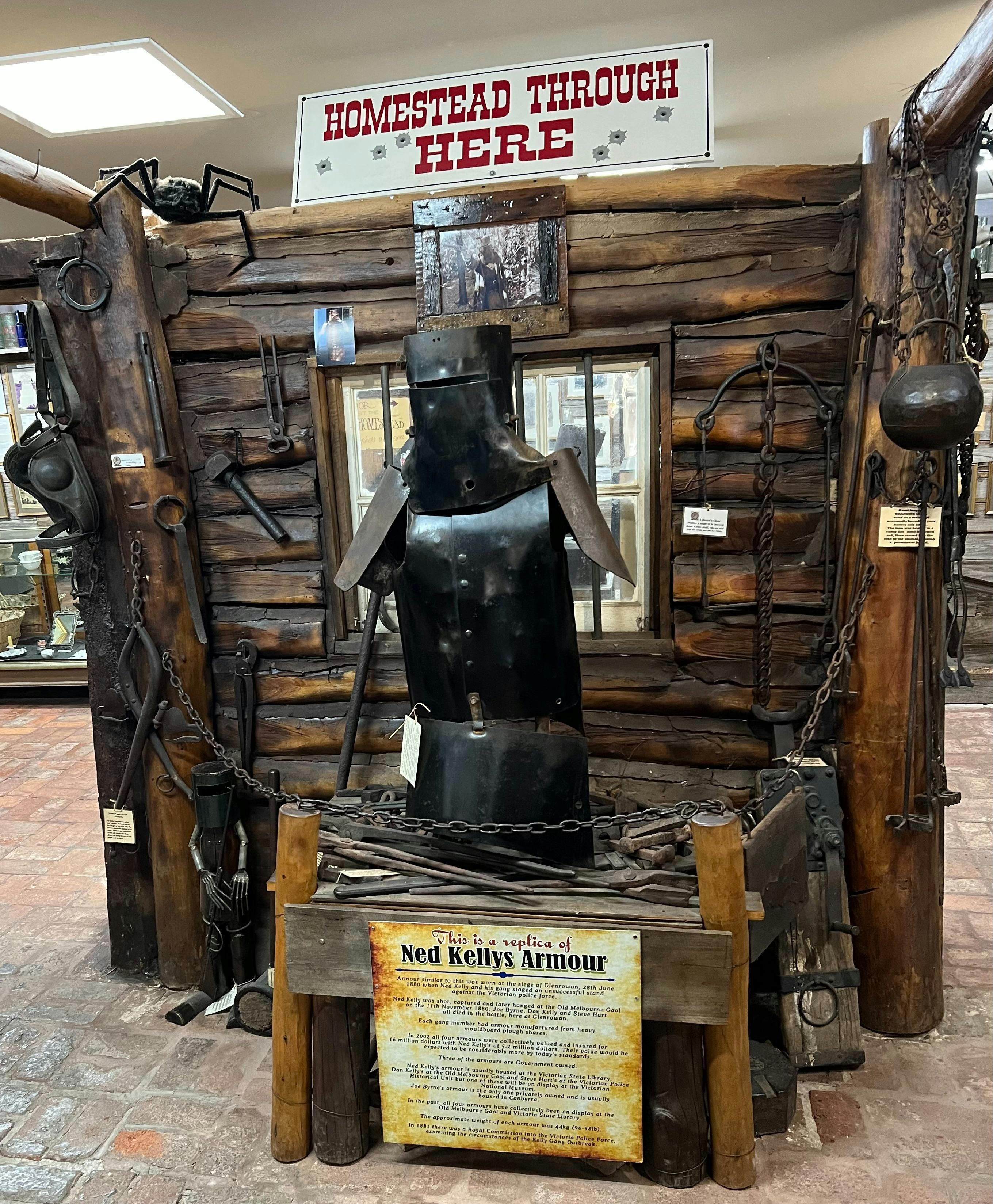 Ned Kelly's Replica Armour