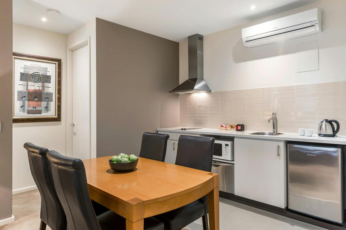 Kitchen and dining table