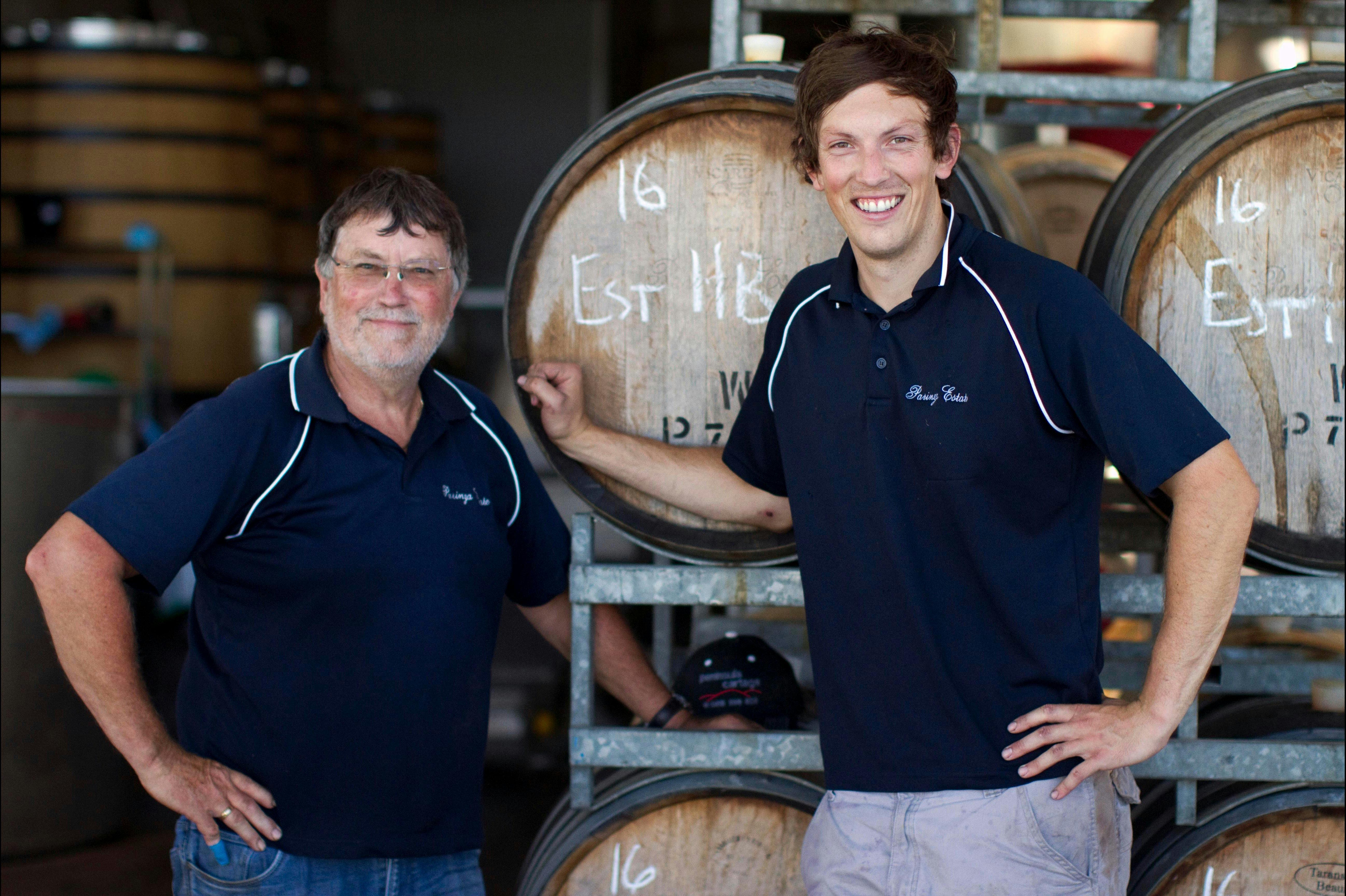 Lindsay and his son Jamie during vintage 2016