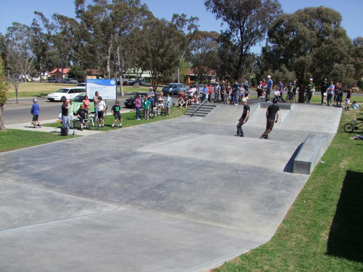 Numurkah Riverland Skatepark at Boulevard Park