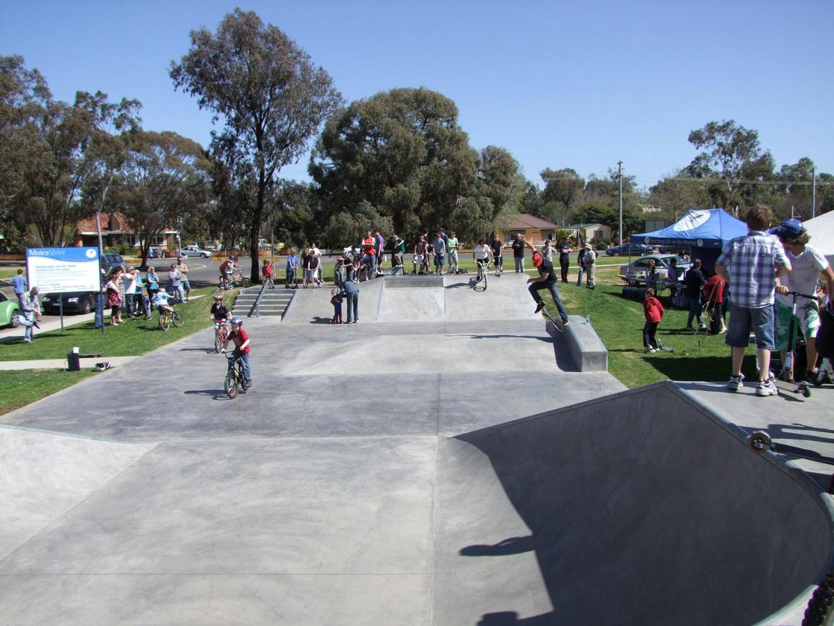 Numurkah Riverland Skatepark at Boulevard Park