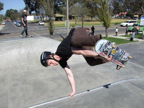 Numurkah Riverland Skatepark at Boulevard Park