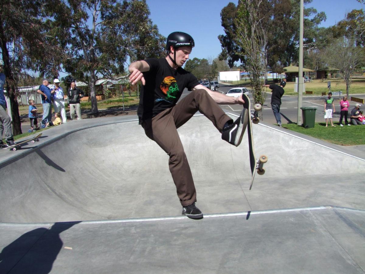 Numurkah Riverland Skatepark at Boulevard Park