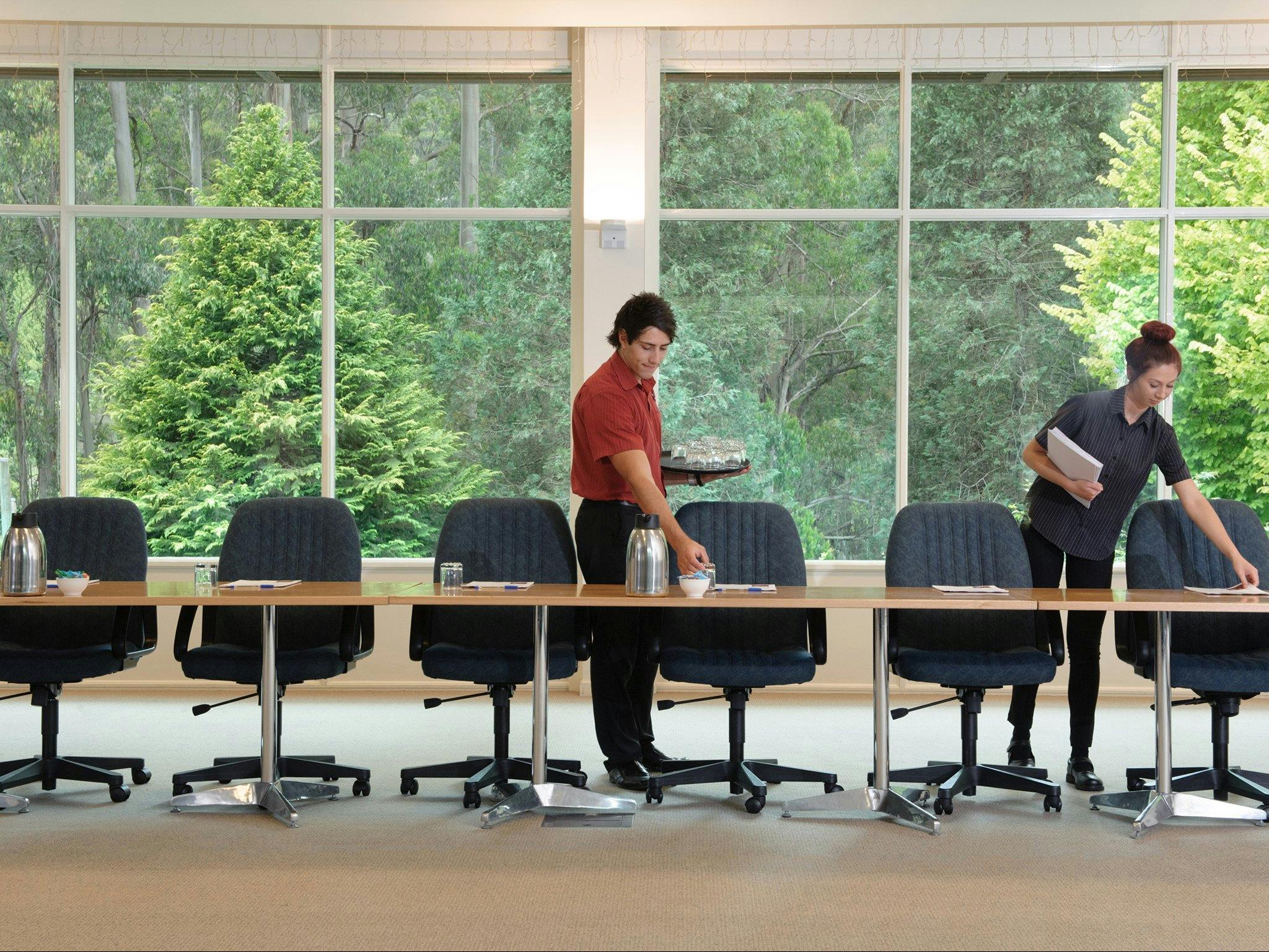 Five conference rooms catering for groups up to 120