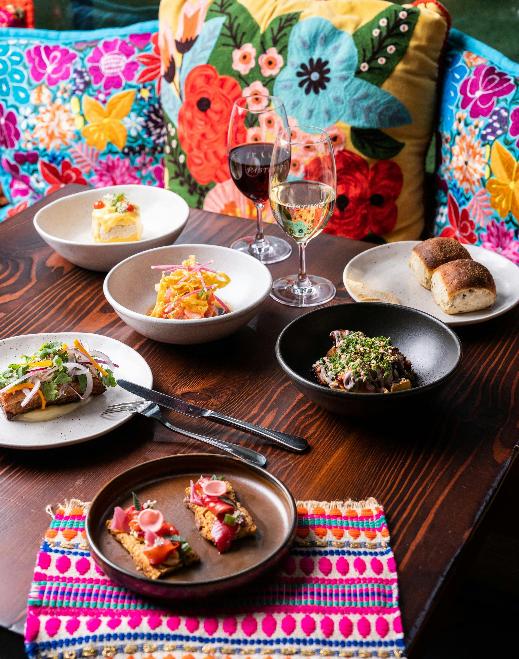 Colourful food of Peru