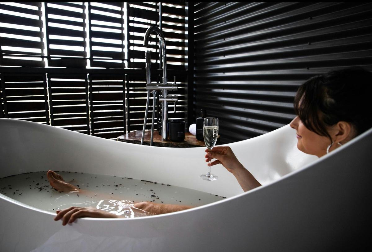 Soaking in the bath