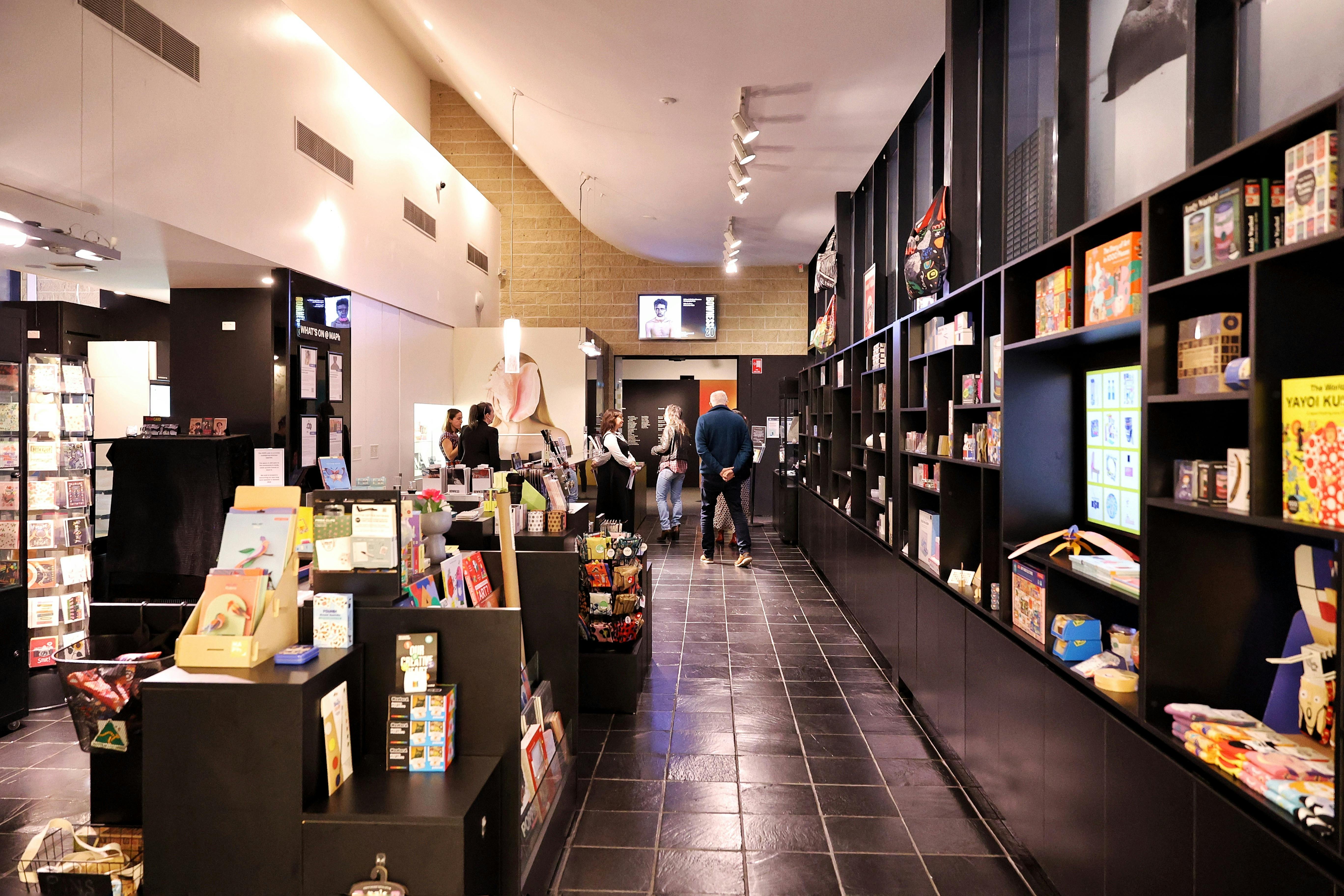 View of the MAPh gift shop